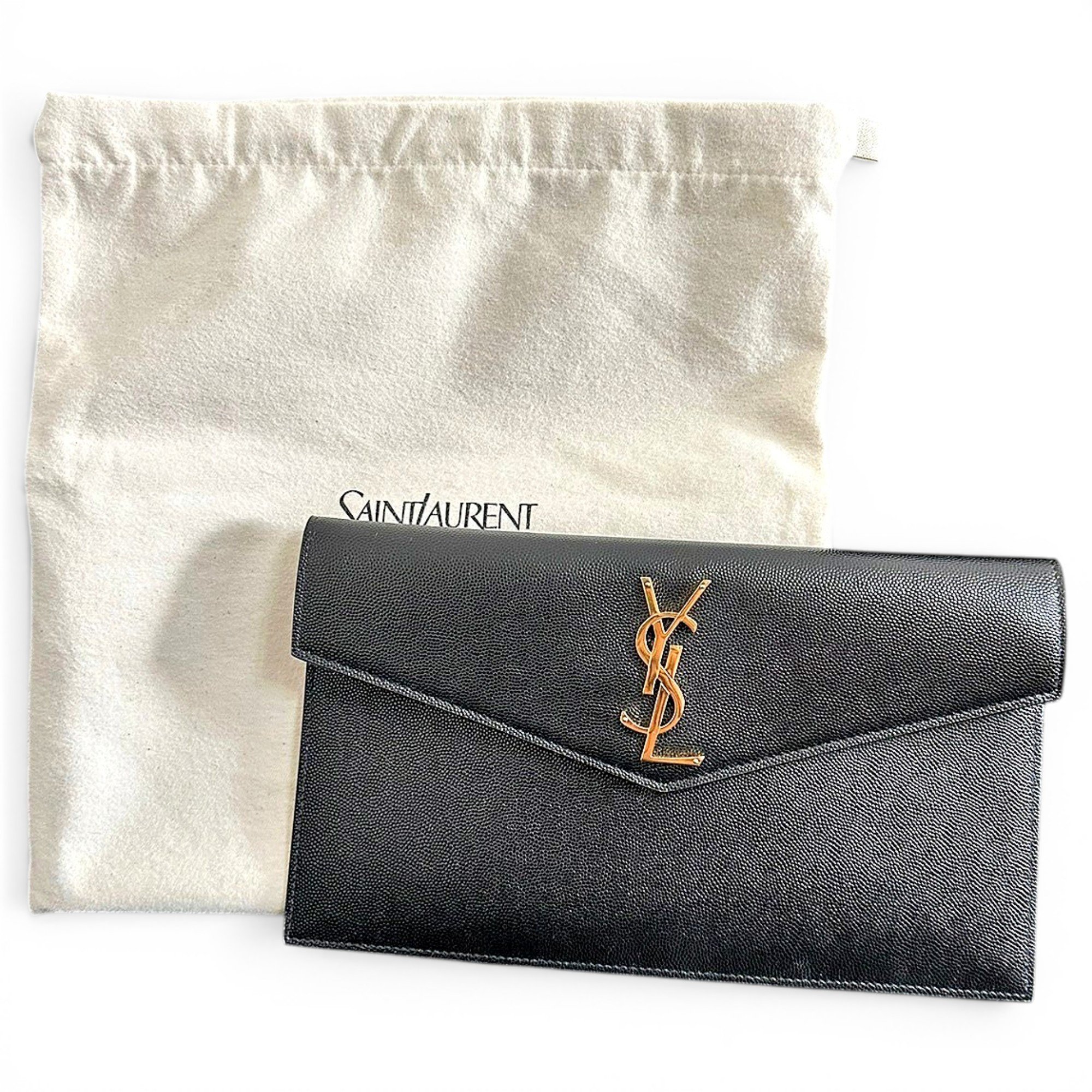 Pony-style calfskin clutch bag