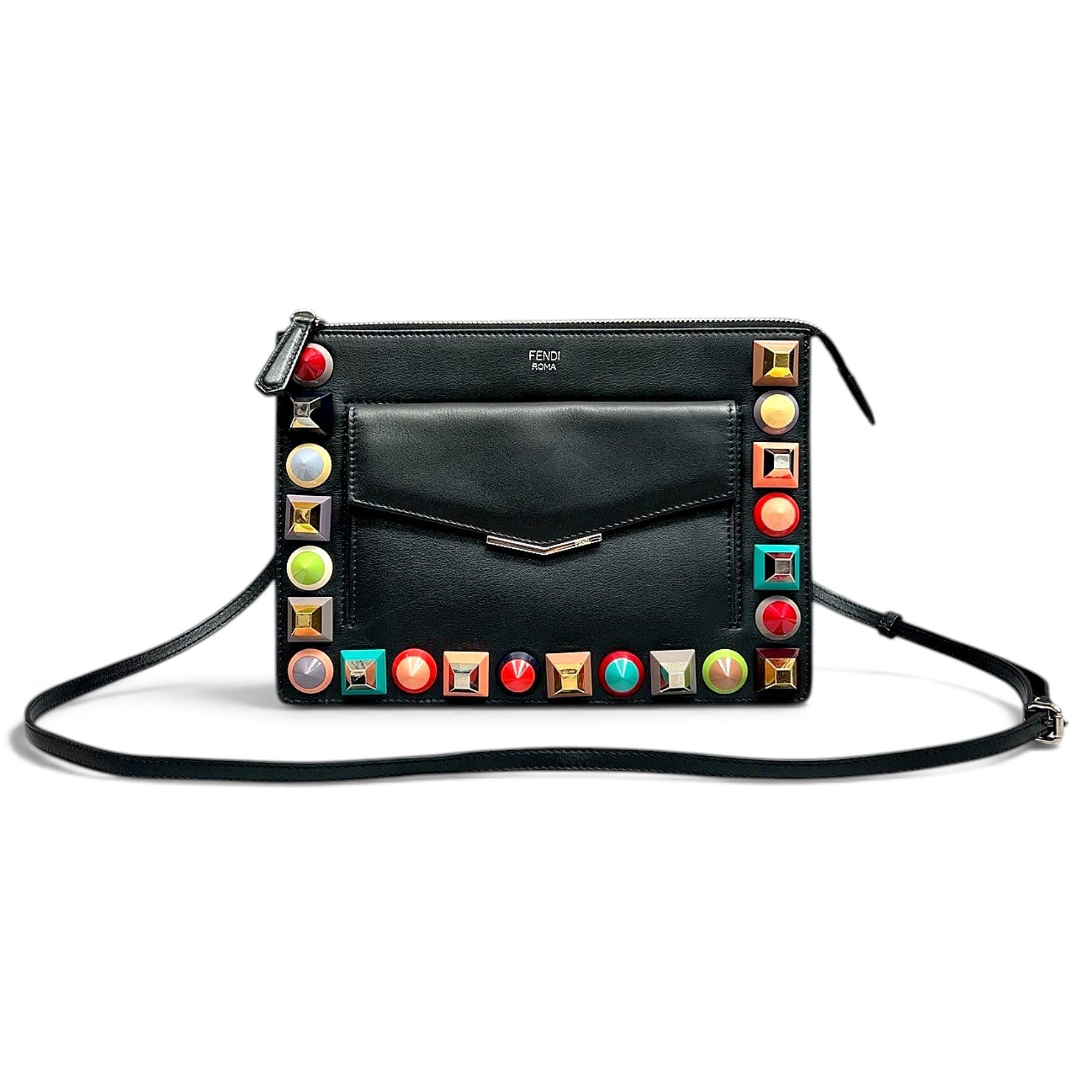Leather crossbody bag