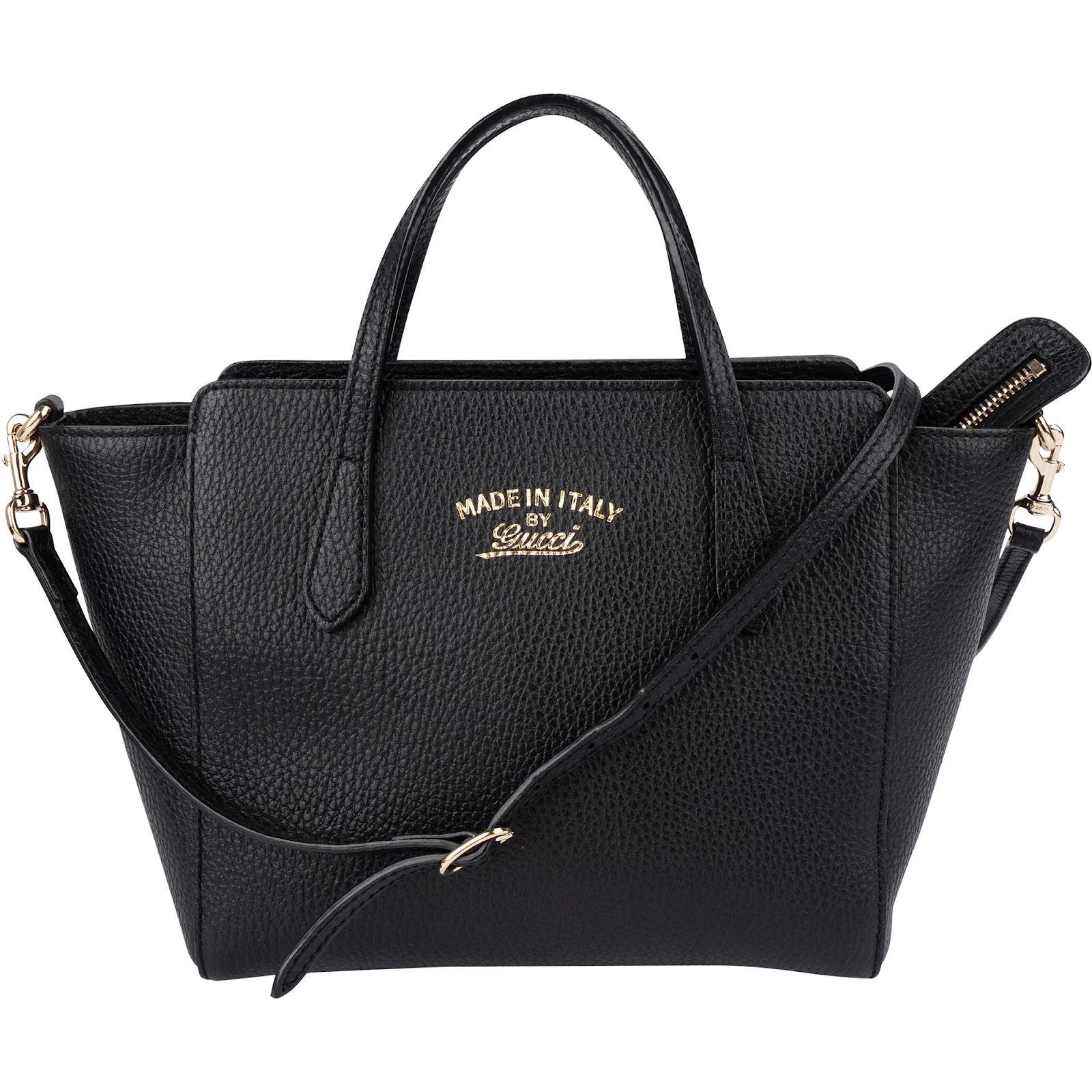 Swing leather handbag