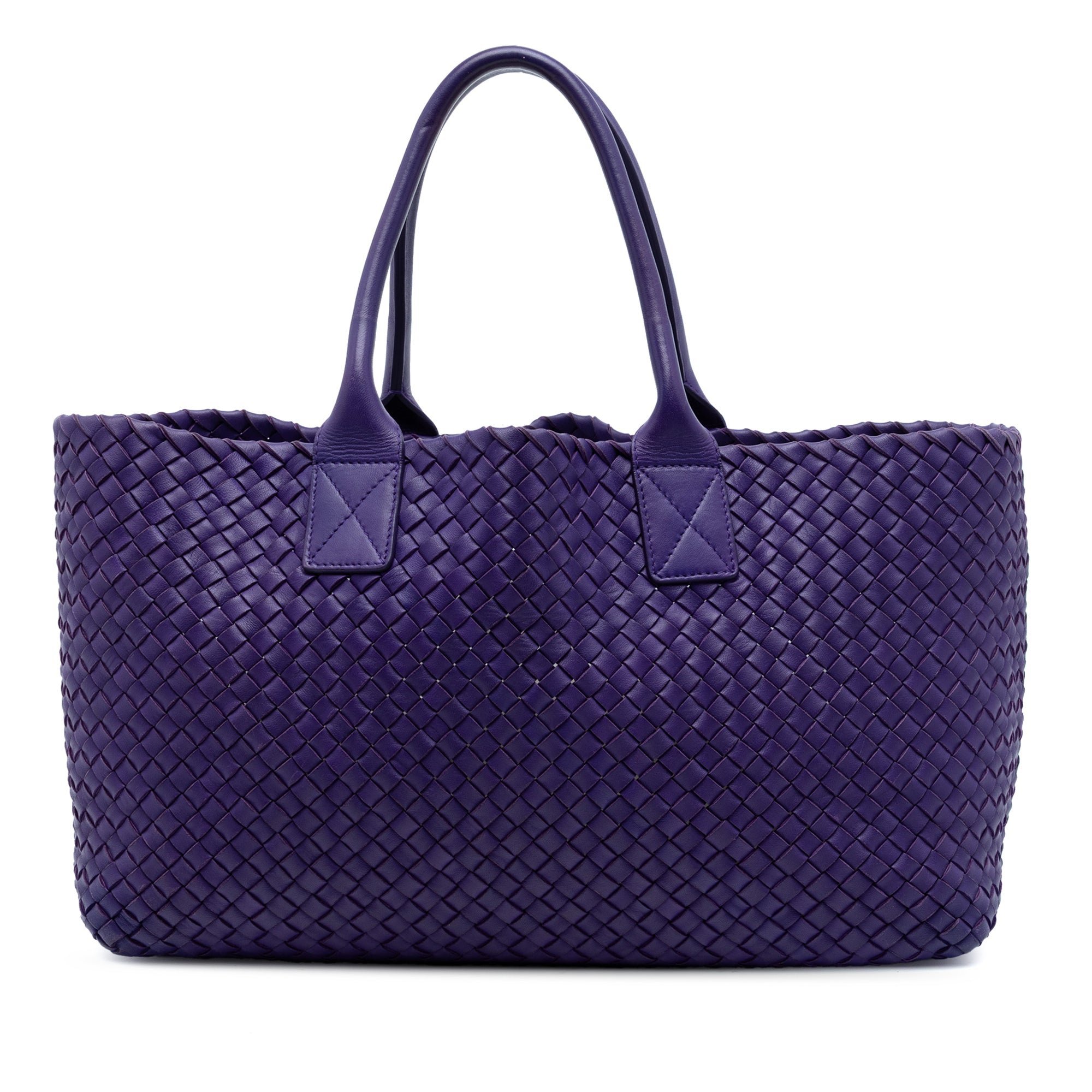 Leather tote
