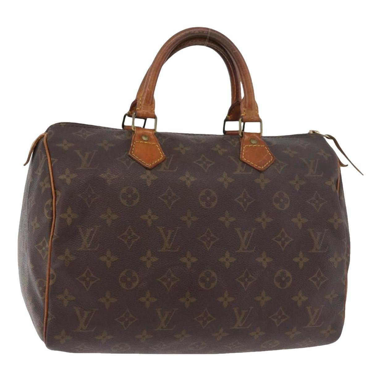Speedy leather handbag