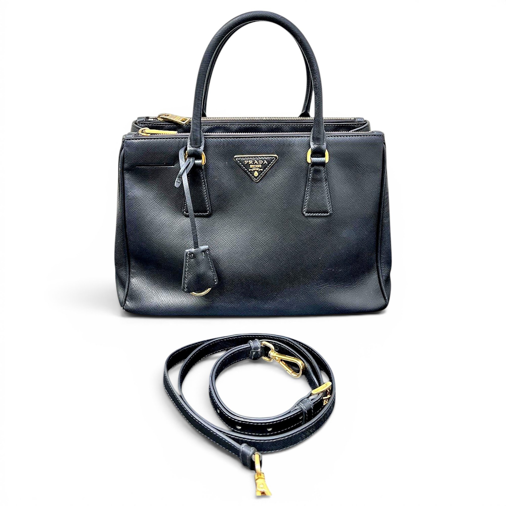 Galleria leather handbag