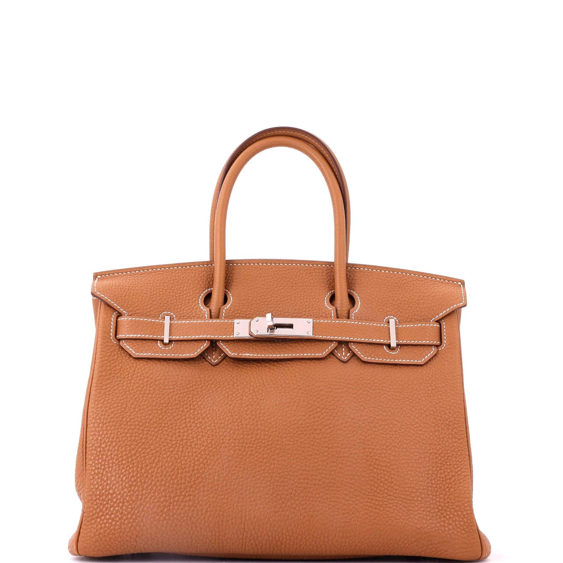 Birkin 30 leather tote