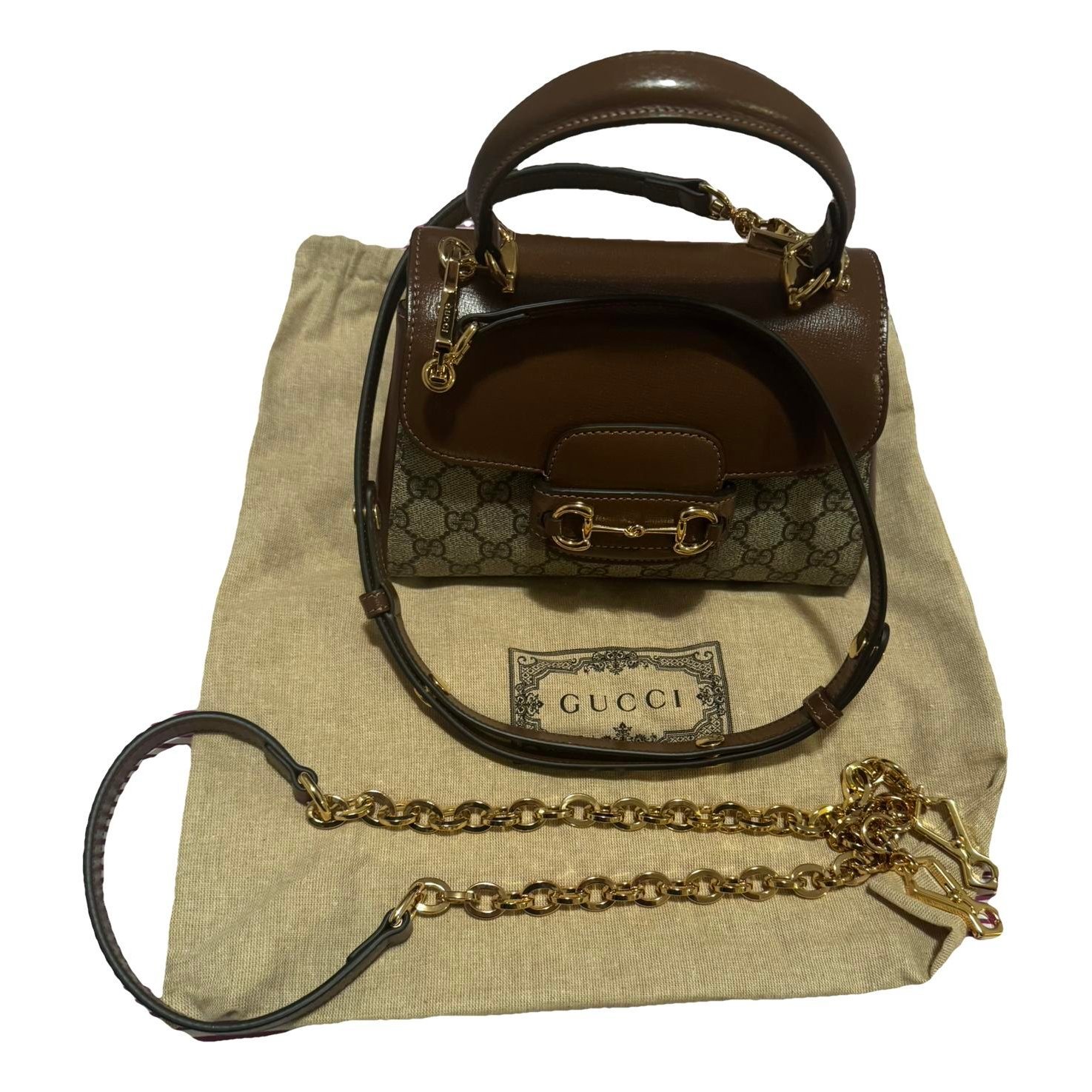 Horsebit 1955 leather handbag