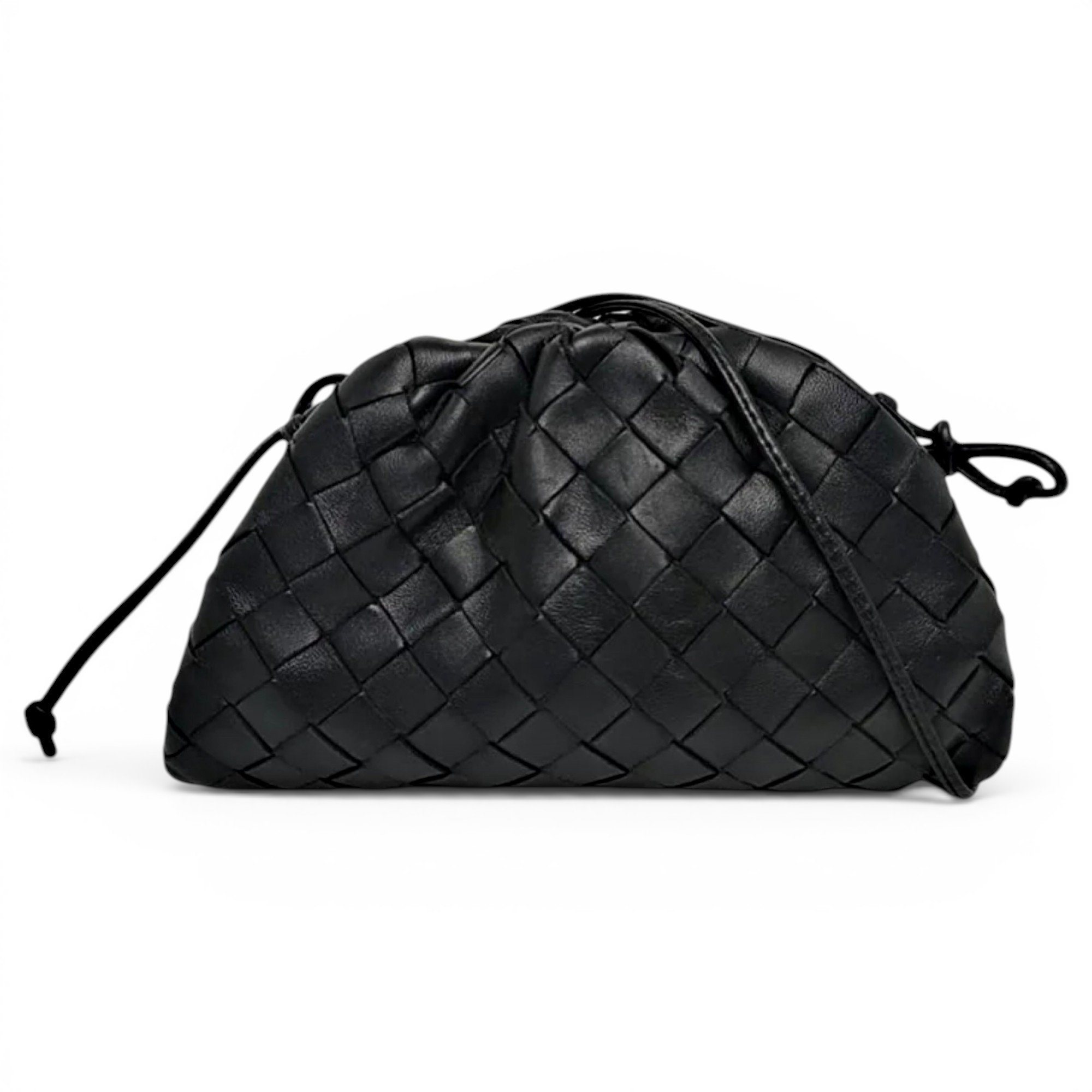 Pouch leather handbag
