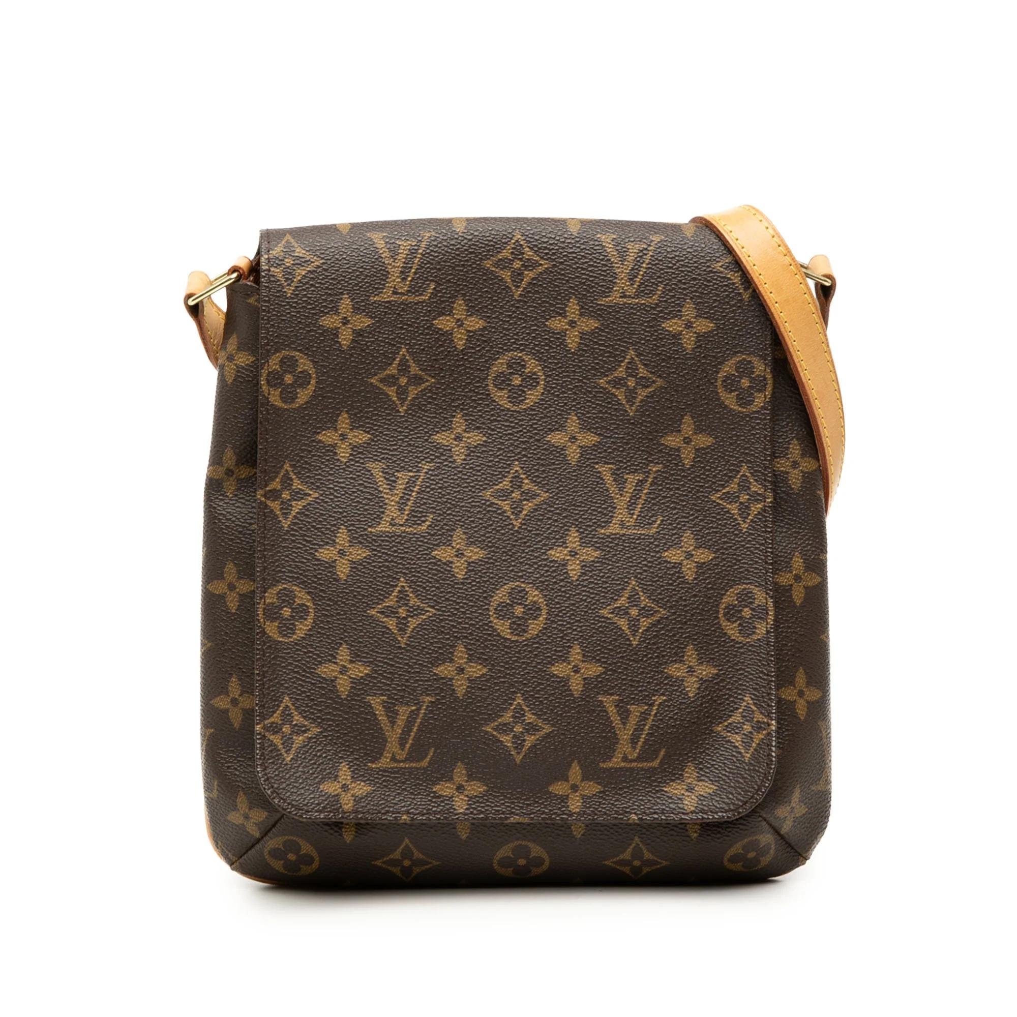Musette cloth handbag