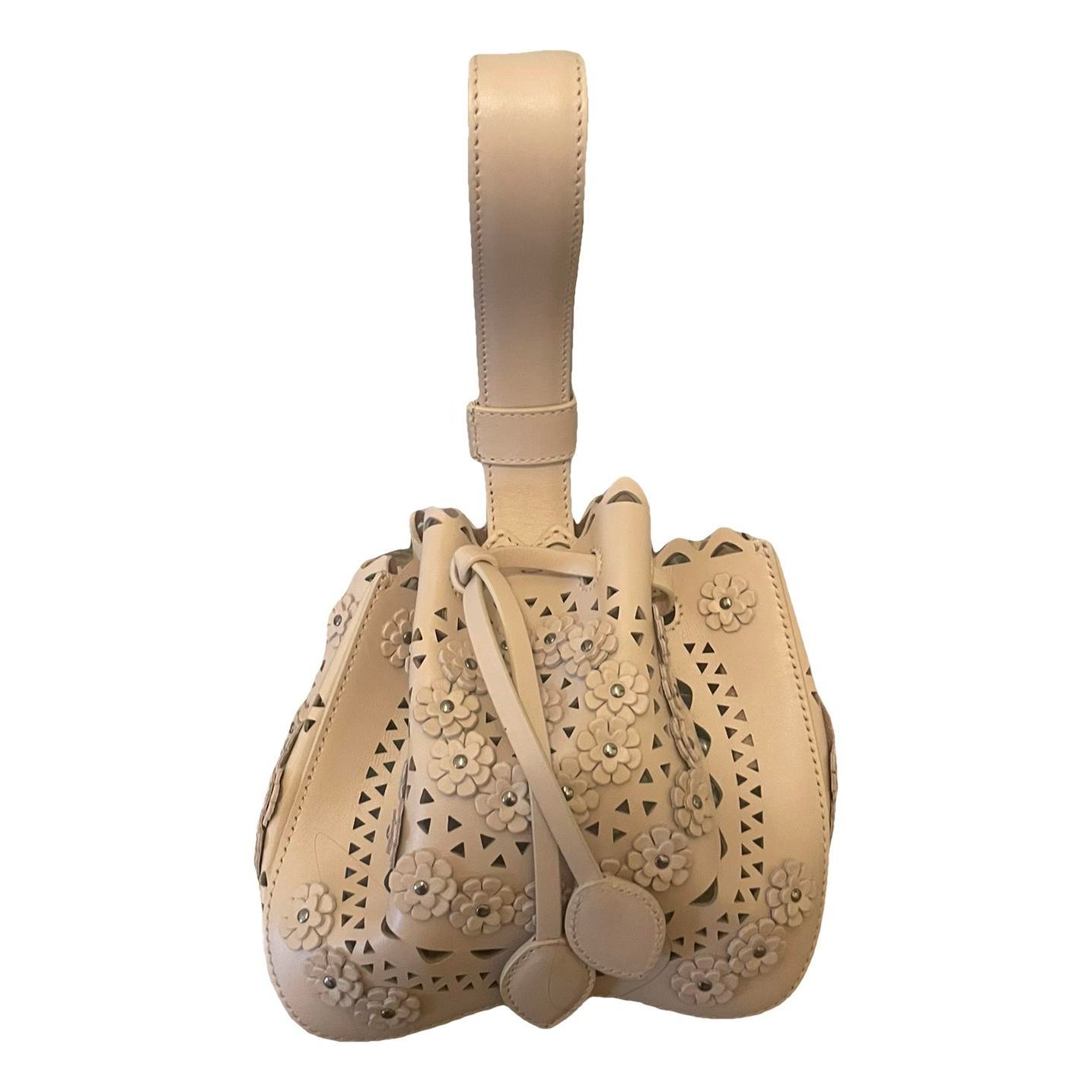 Alaia Rose Marie leather handbag