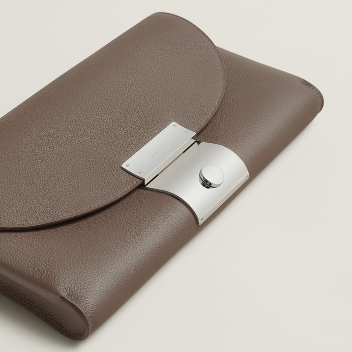 Étoupe Hermès Depechette Pouch