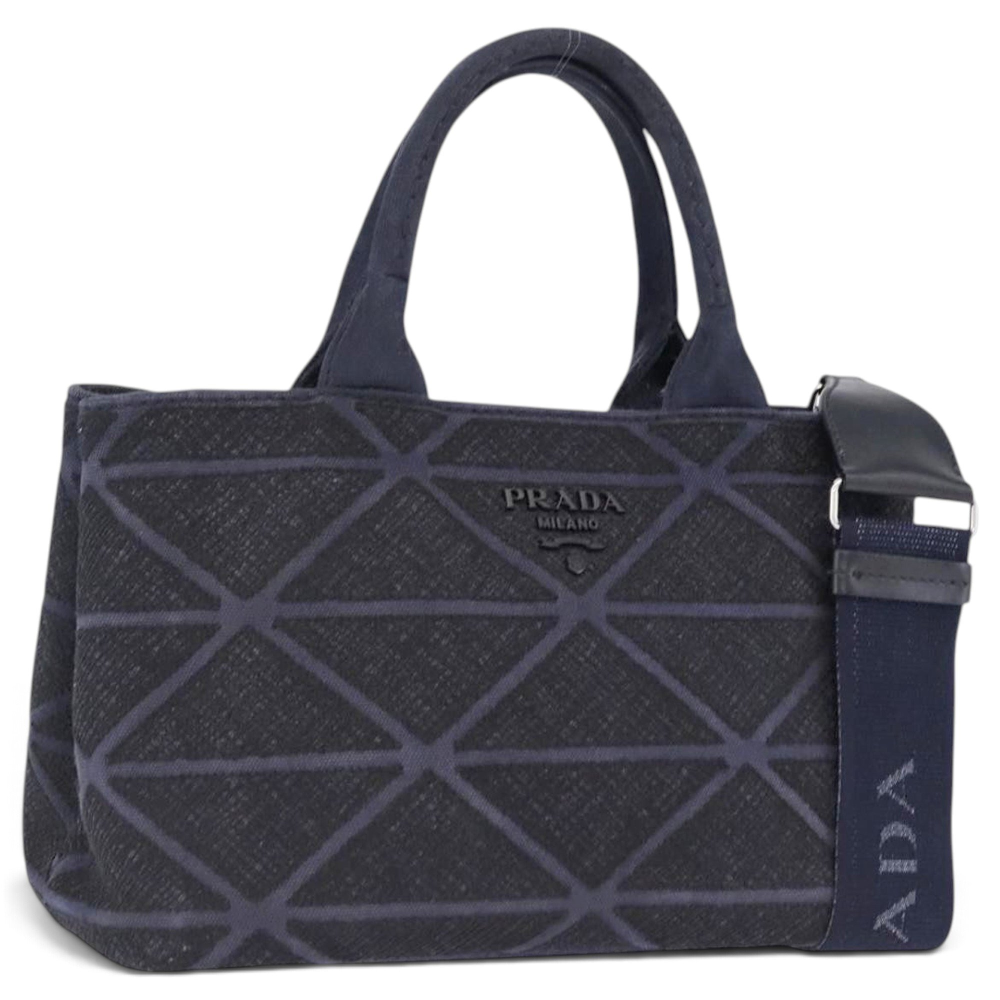 Triangle cloth handbag