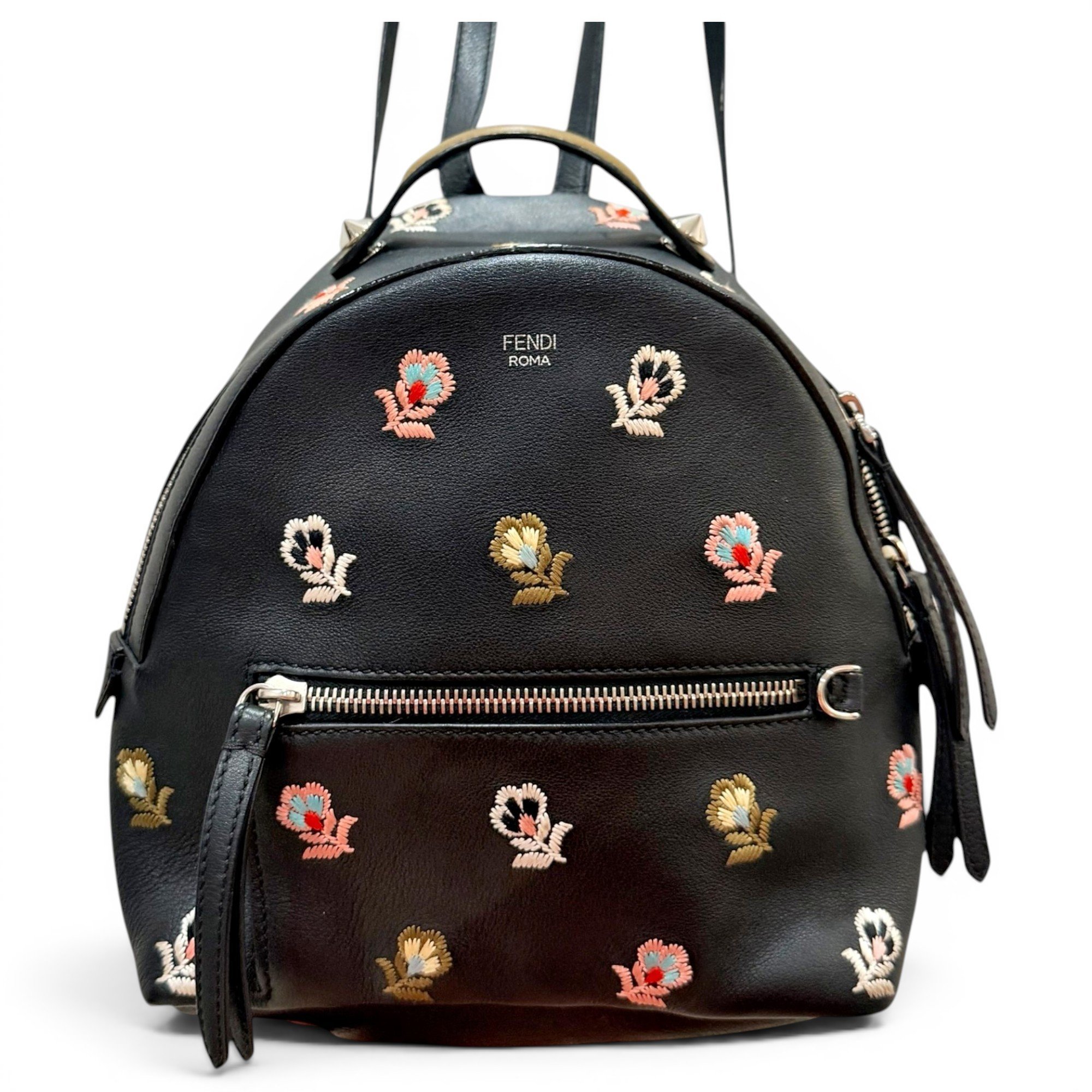 Leather backpack
