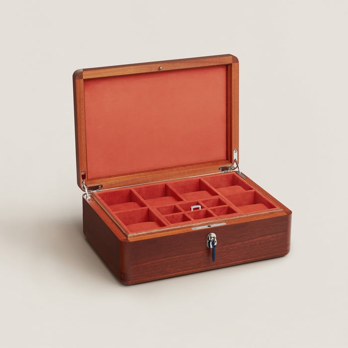 Bleu De Malte Casaque Holi Watch and Cufflink Box, Large Model