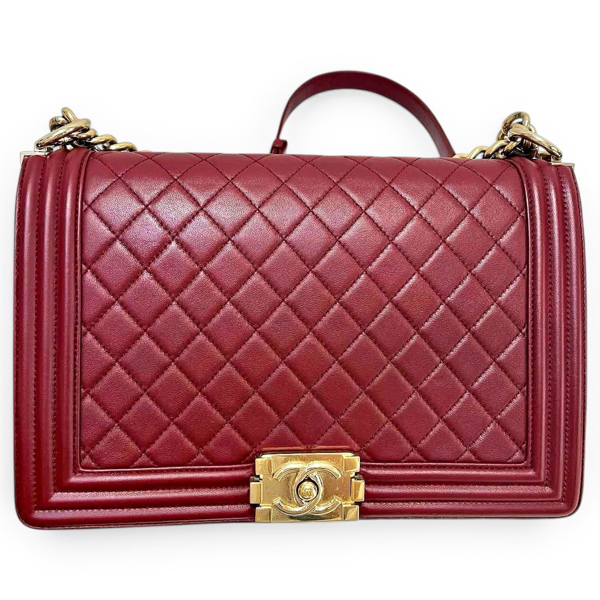 Boy leather crossbody bag