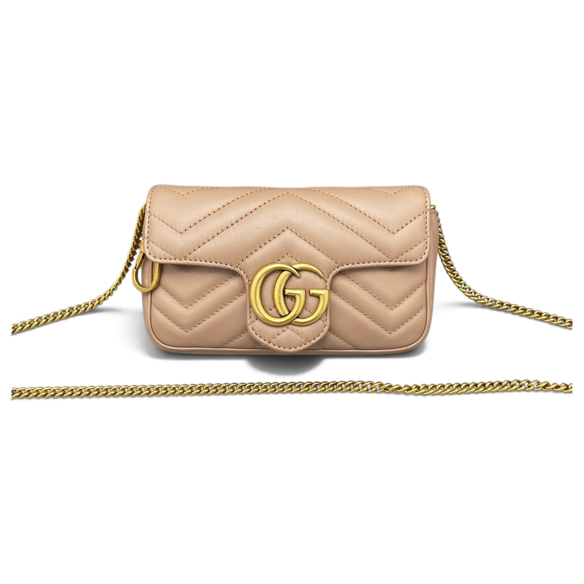 GG Marmont Flap leather crossbody bag