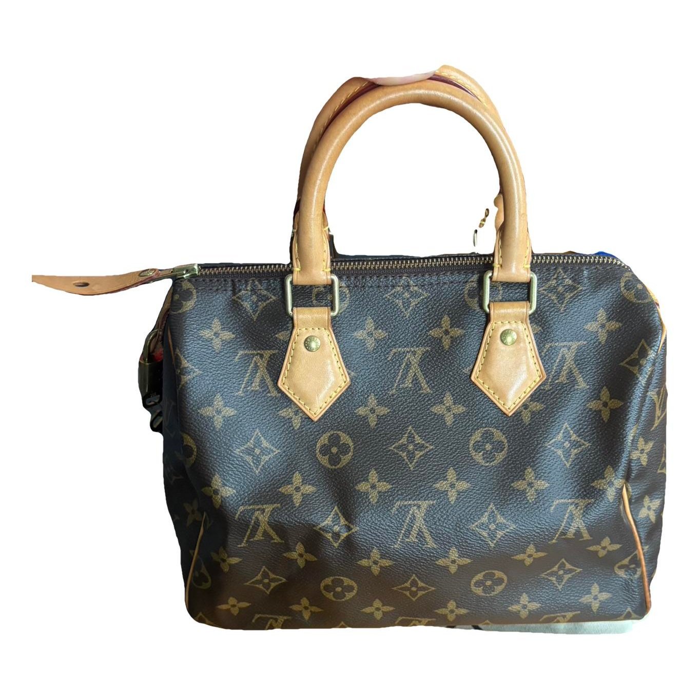 Speedy leather handbag