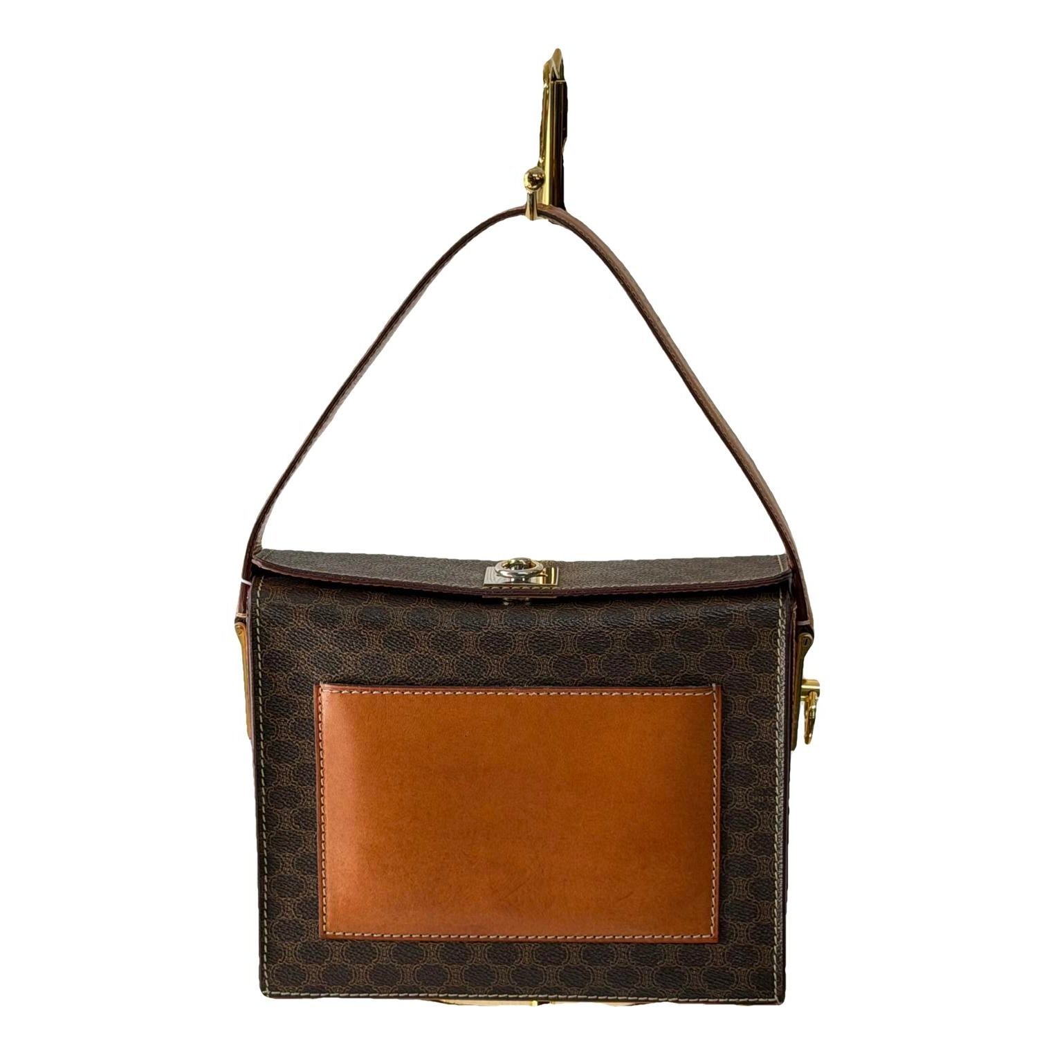 Patent leather handbag