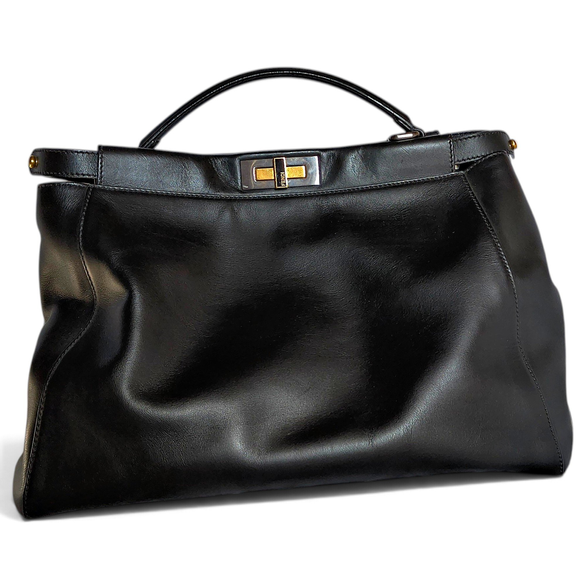 Peekaboo X-Lite leather handbag