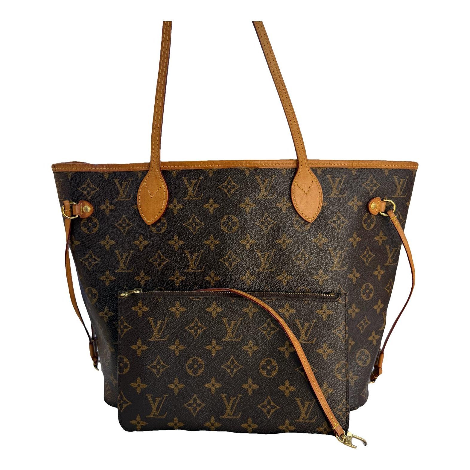 Neverfull leather tote
