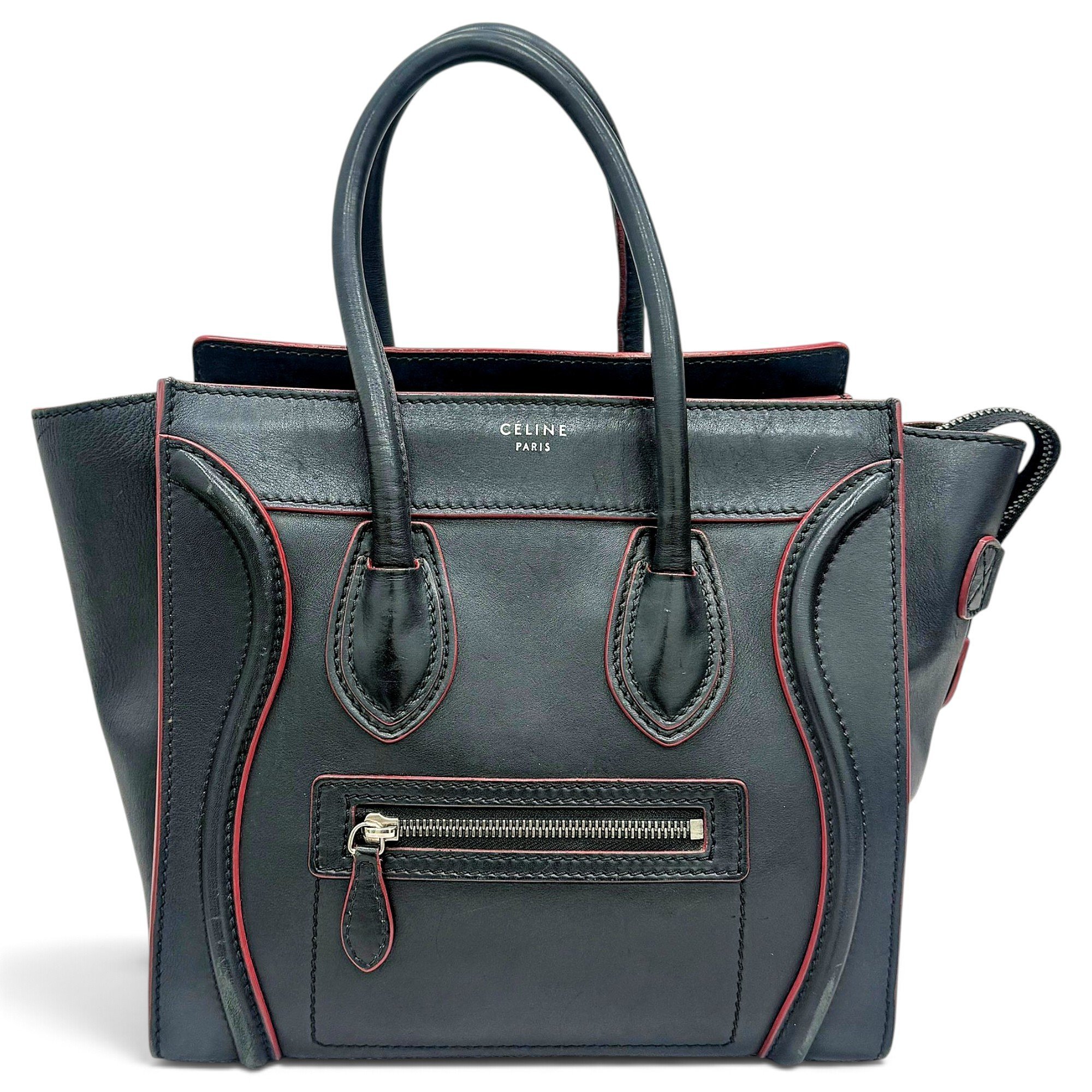 Luggage leather handbag