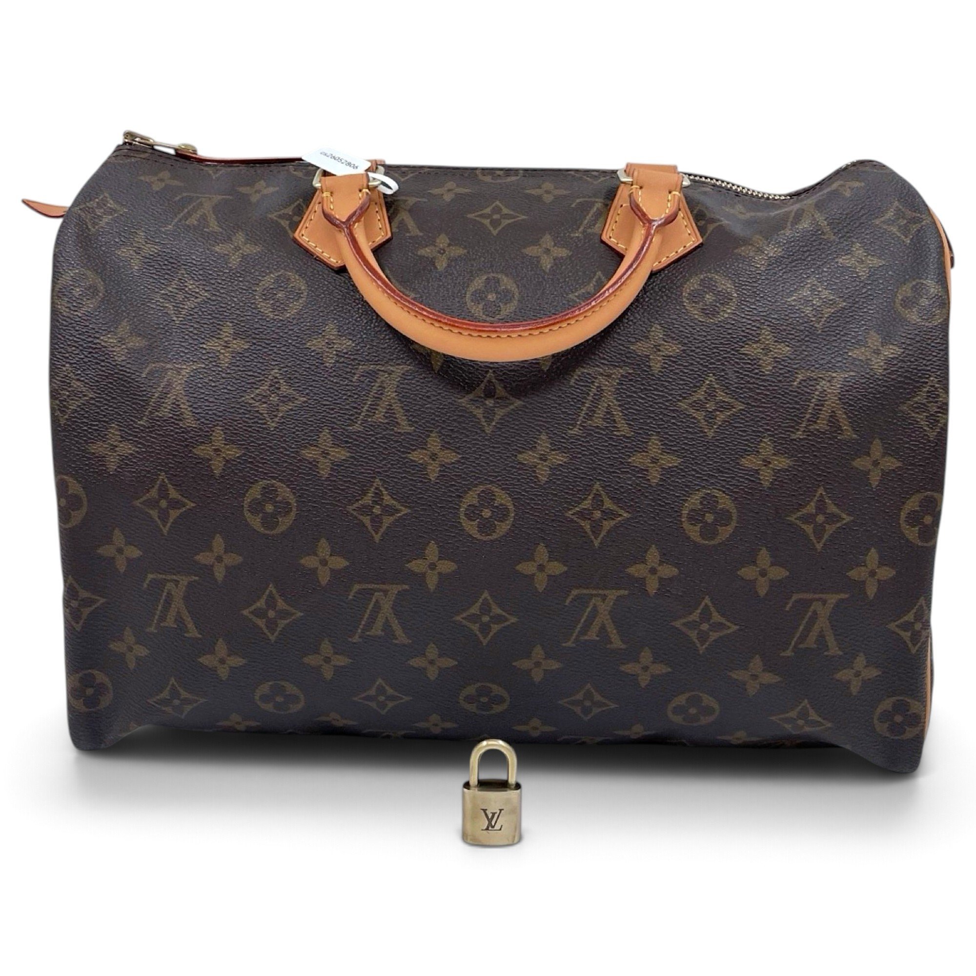 Speedy leather handbag