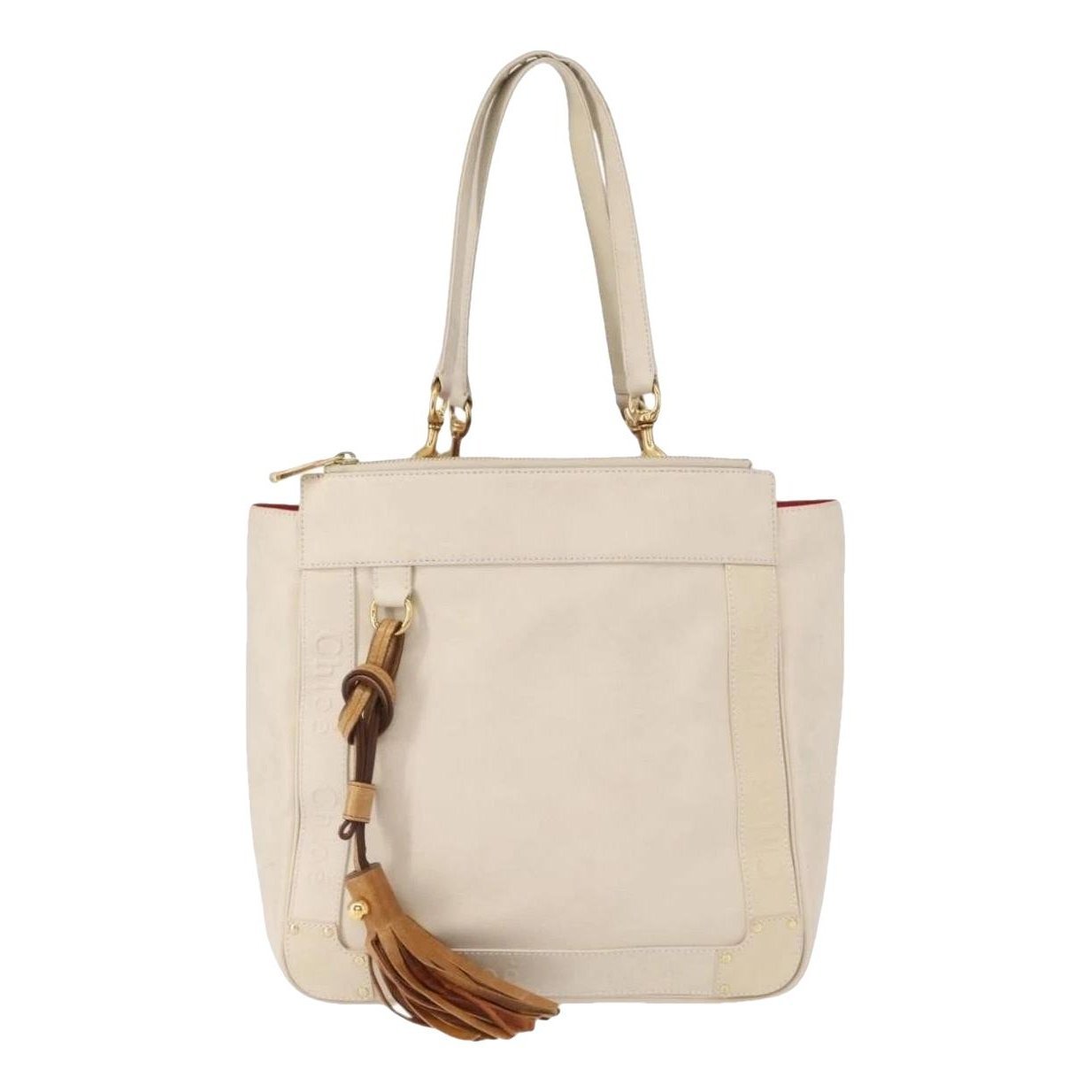 Leather tote