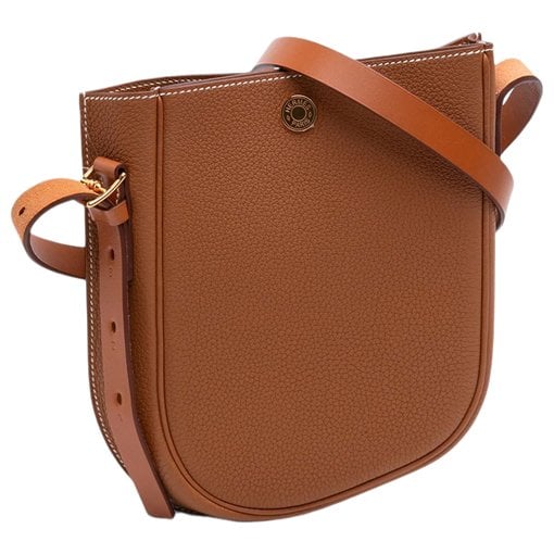 H leather bag