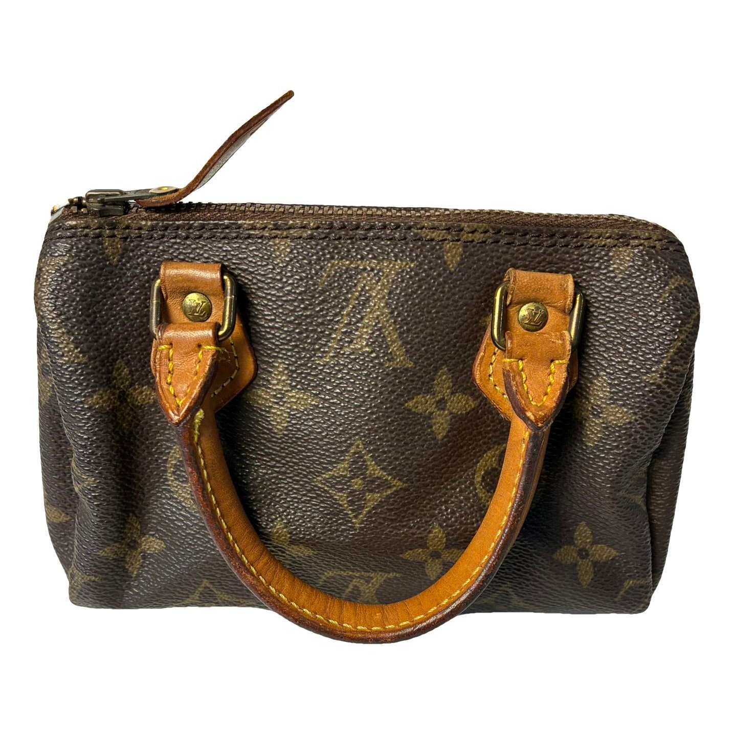 Nano Speedy / Mini HL leather handbag