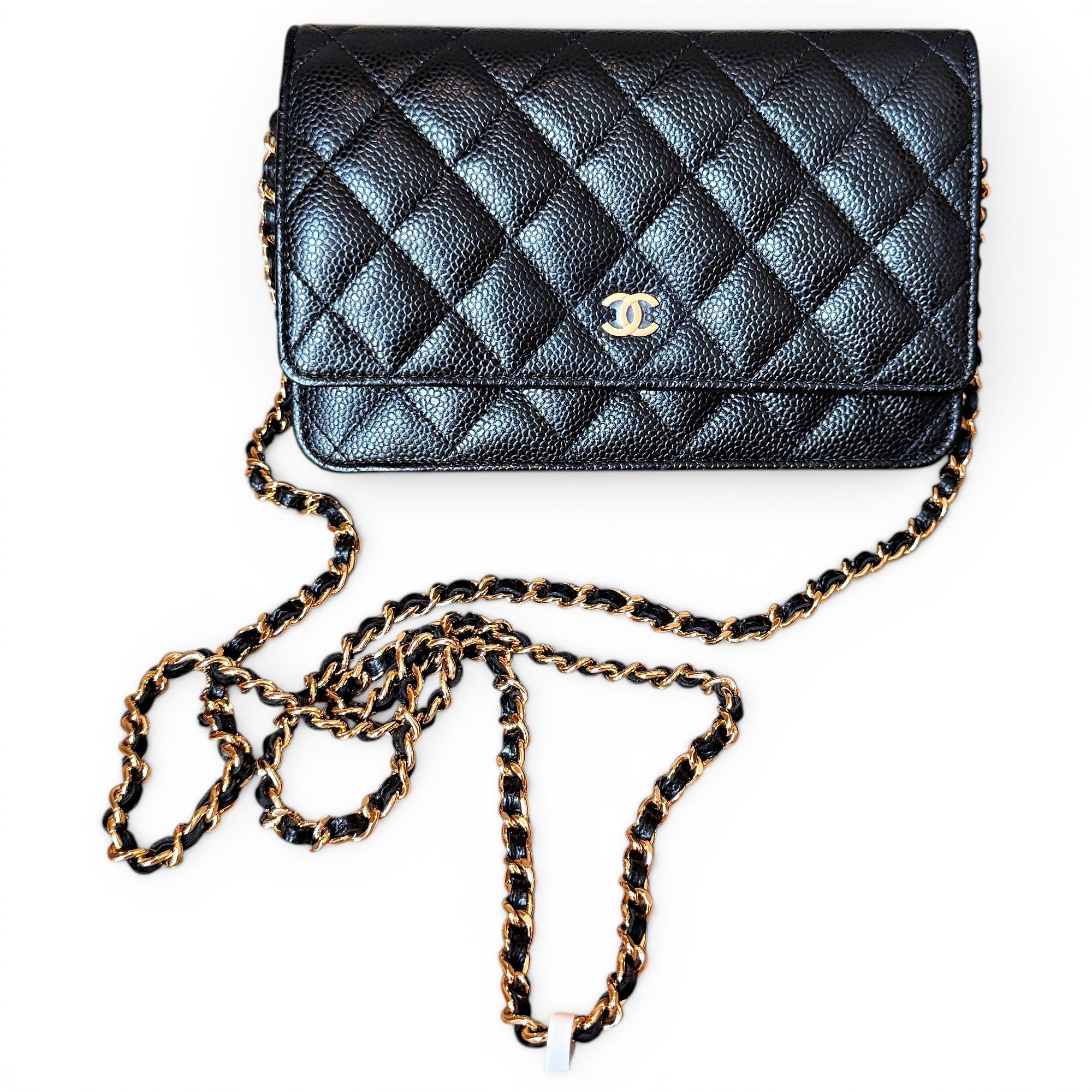 Wallet On Chain Timeless/Classique leather crossbody bag