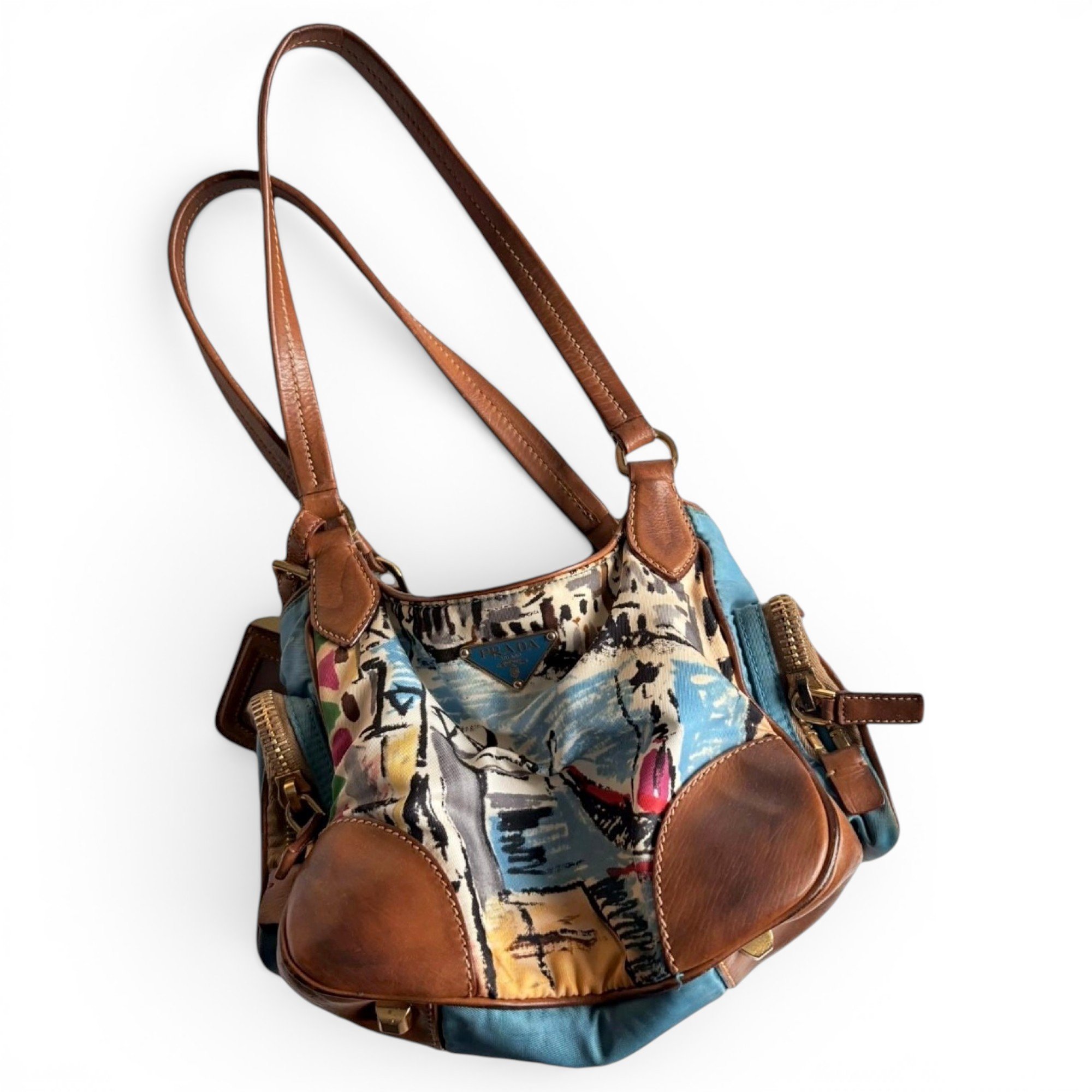 Leather handbag