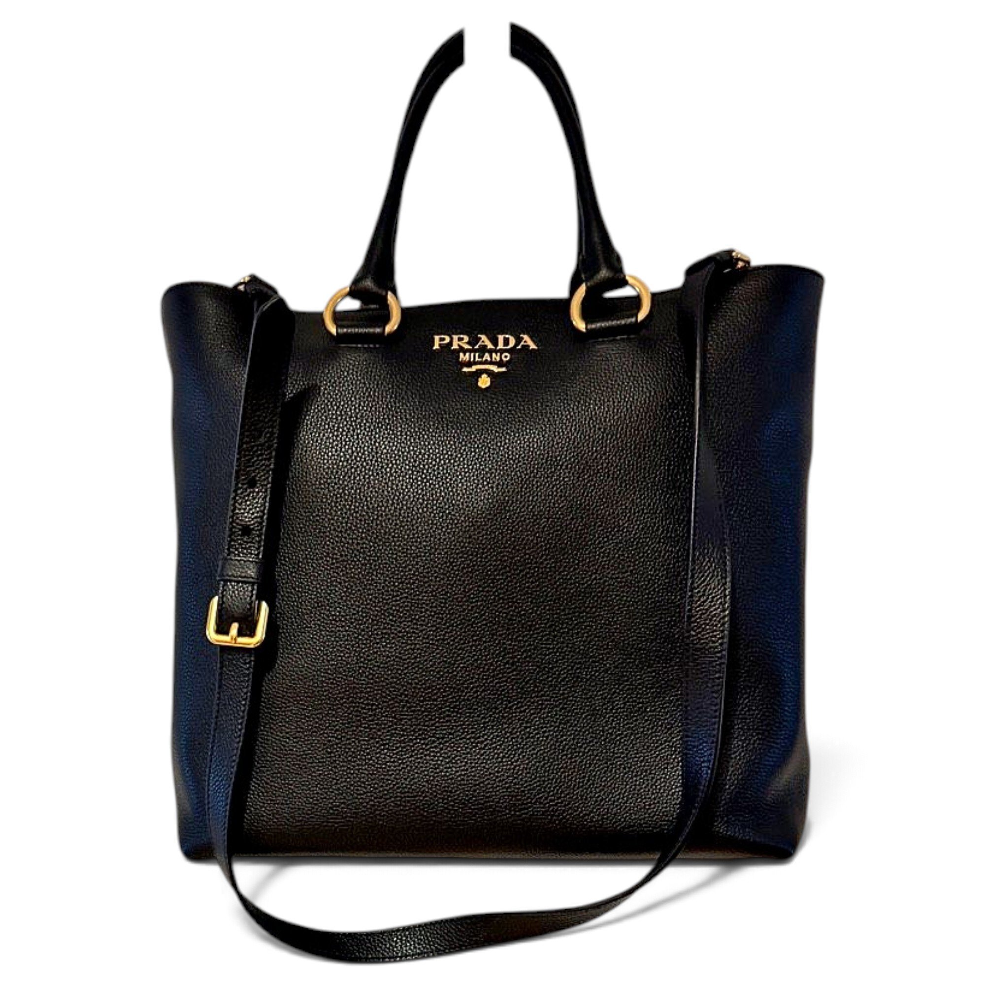 Leather tote