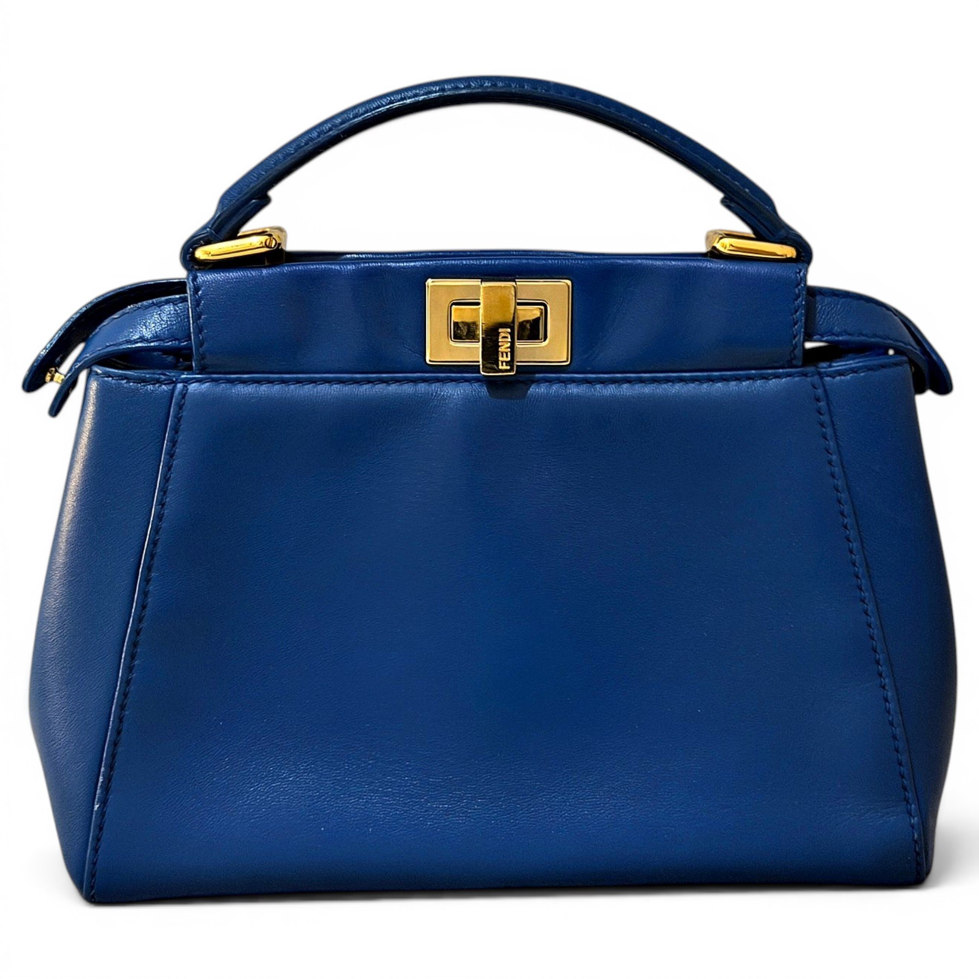 Peekaboo leather handbag