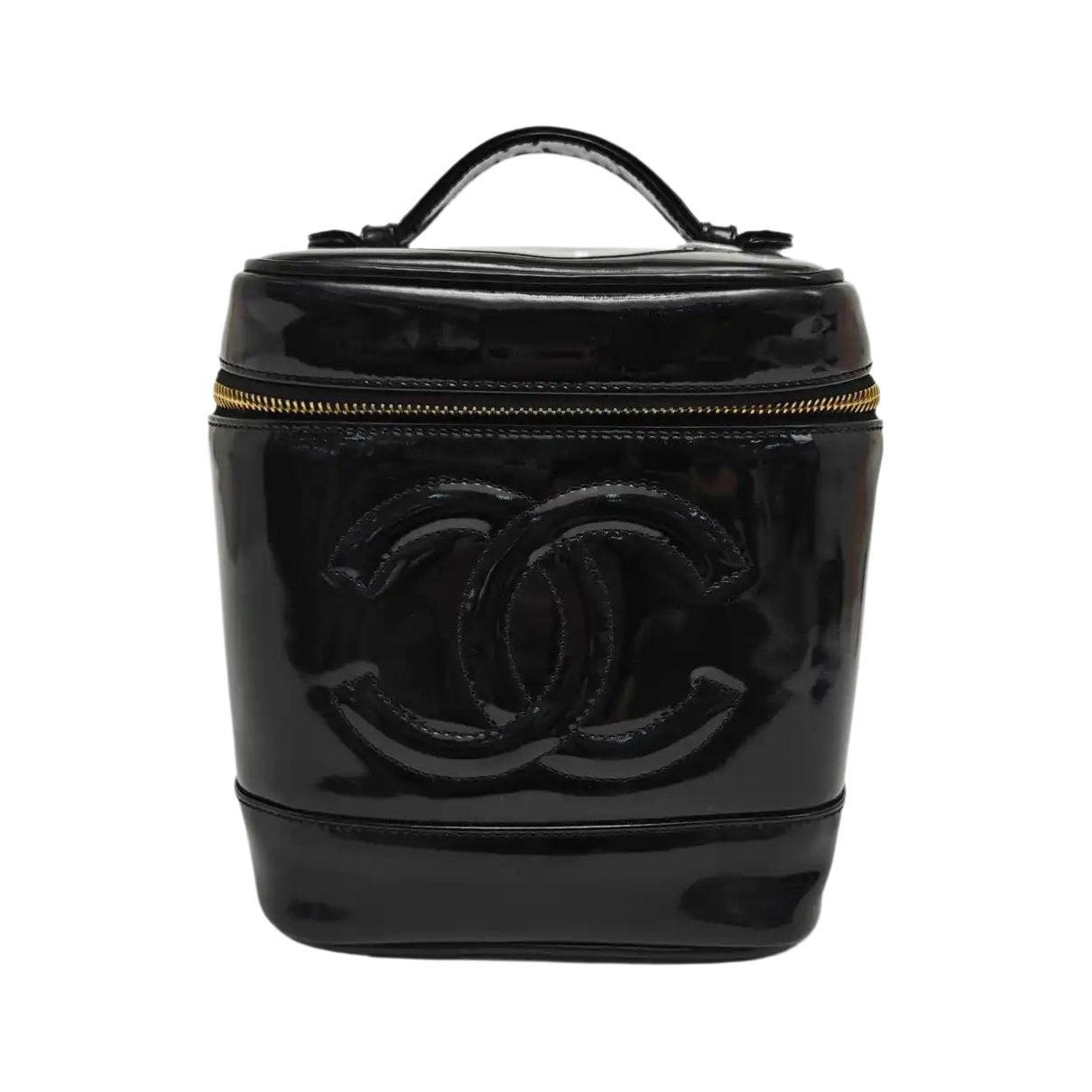 Patent leather handbag