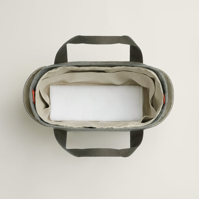 Gris Galet Animaux Nattes Nappy Bag