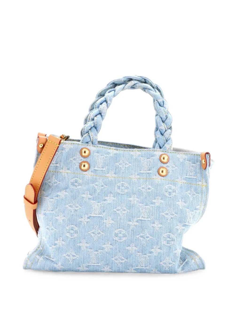 Let Go Monogram Denim PM tote bag