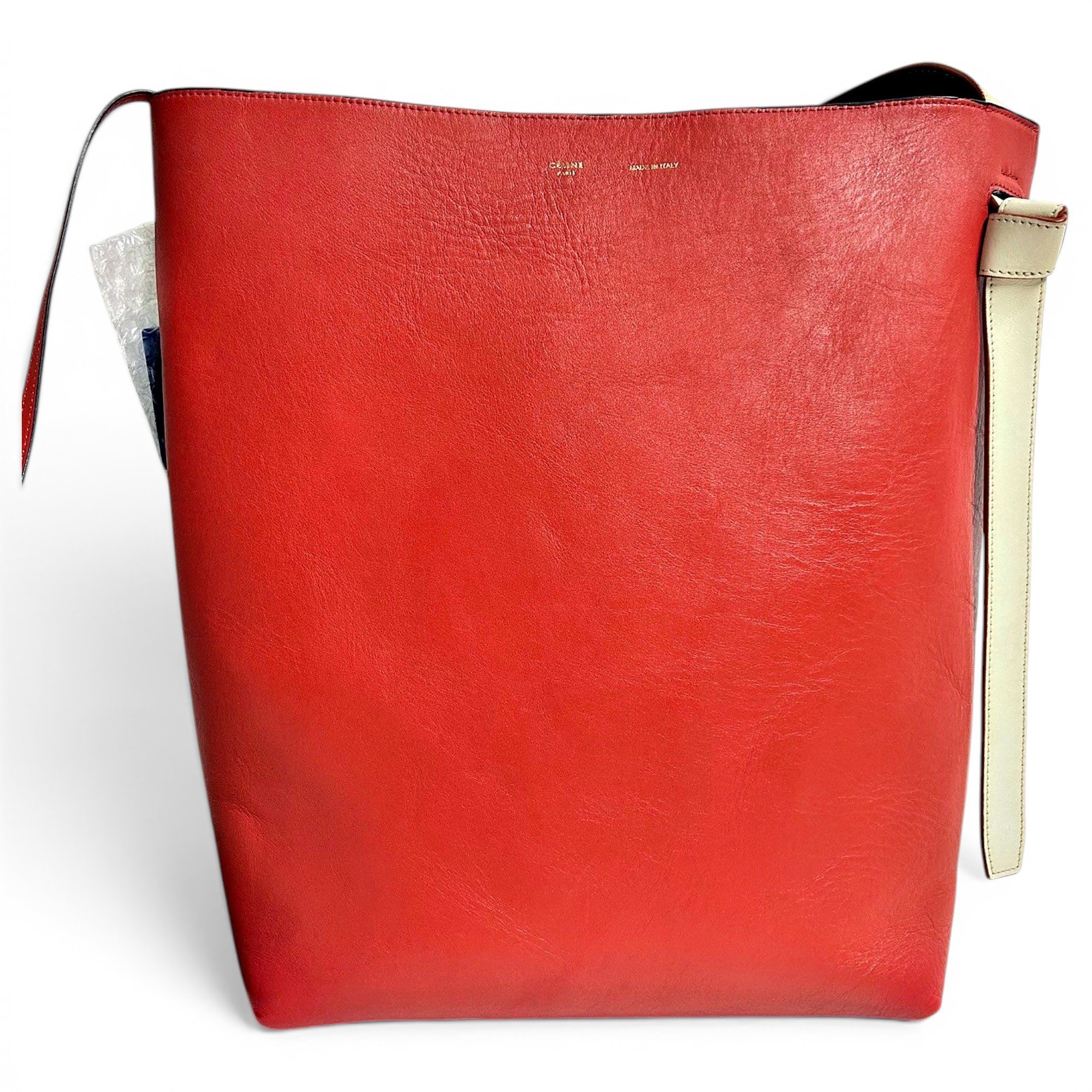 Celine Cabas leather handbag