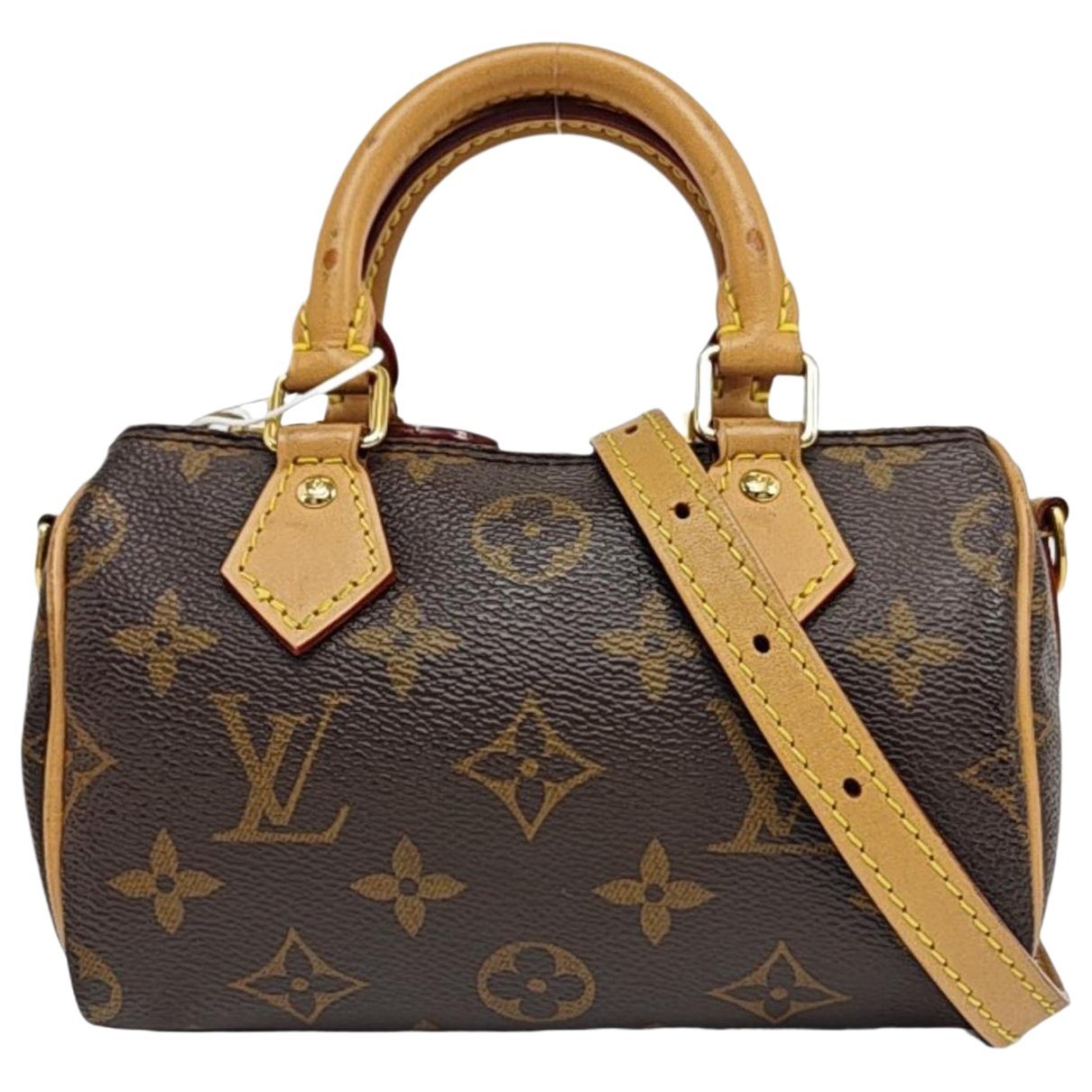 Nano Speedy / Mini HL leather handbag