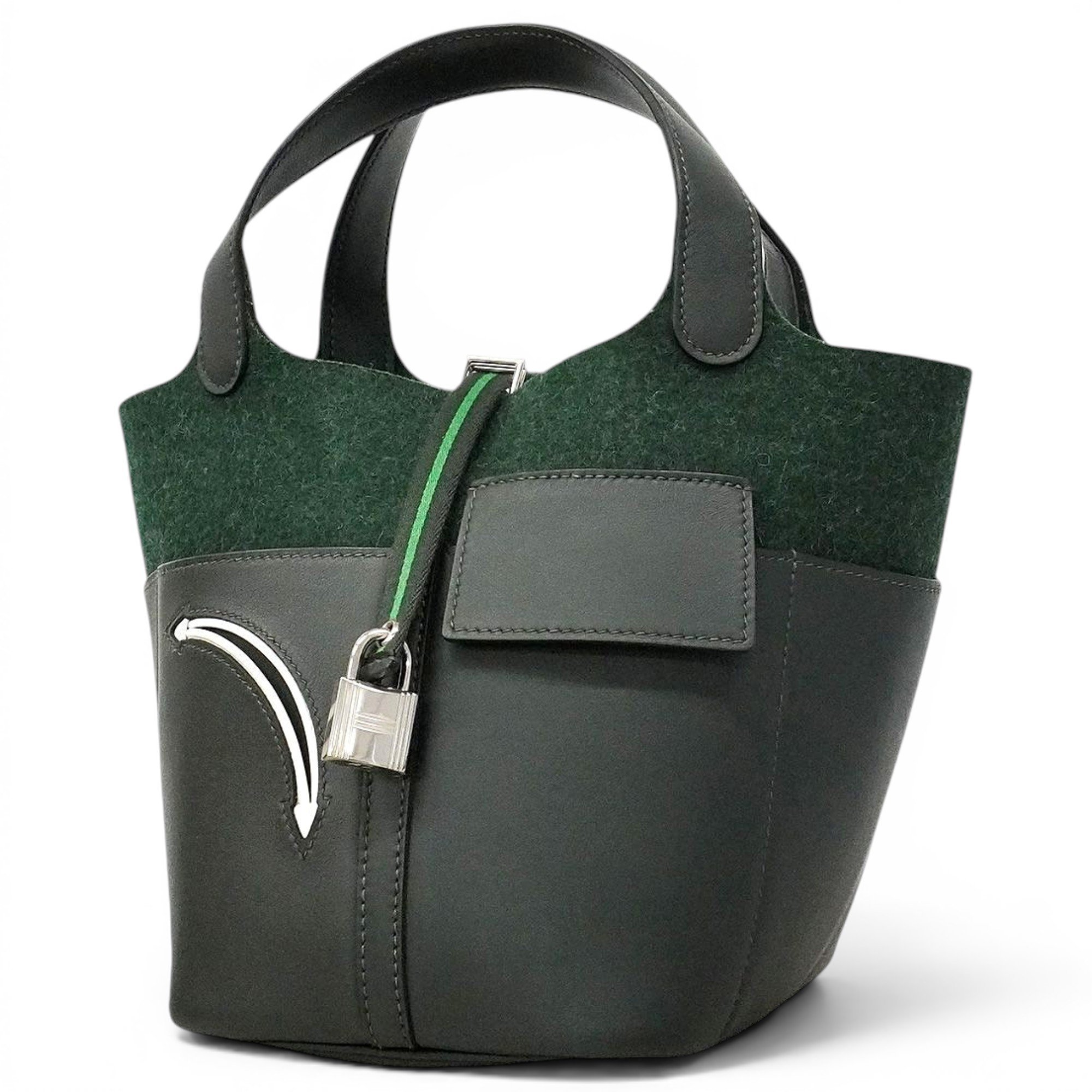 Picotin leather handbag