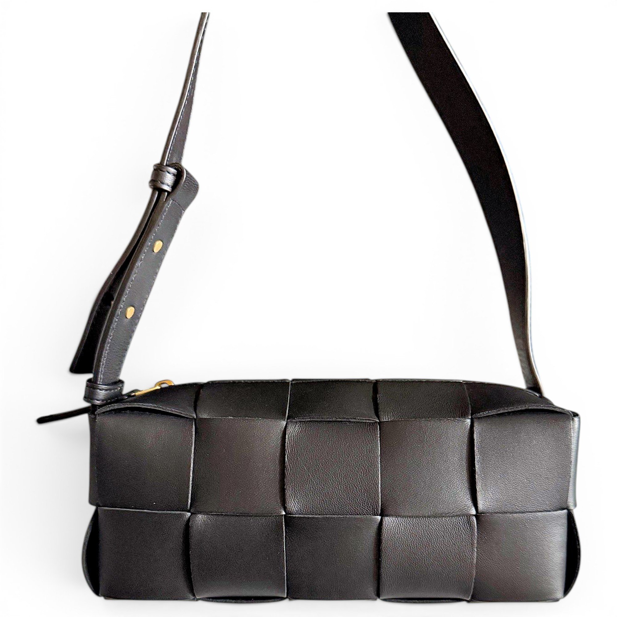Brick Cassette leather handbag