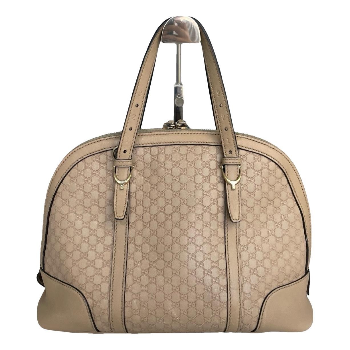 Dôme leather handbag