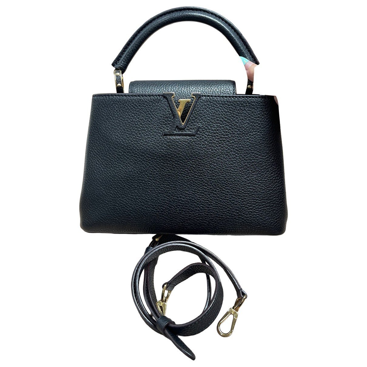 Capucines leather handbag