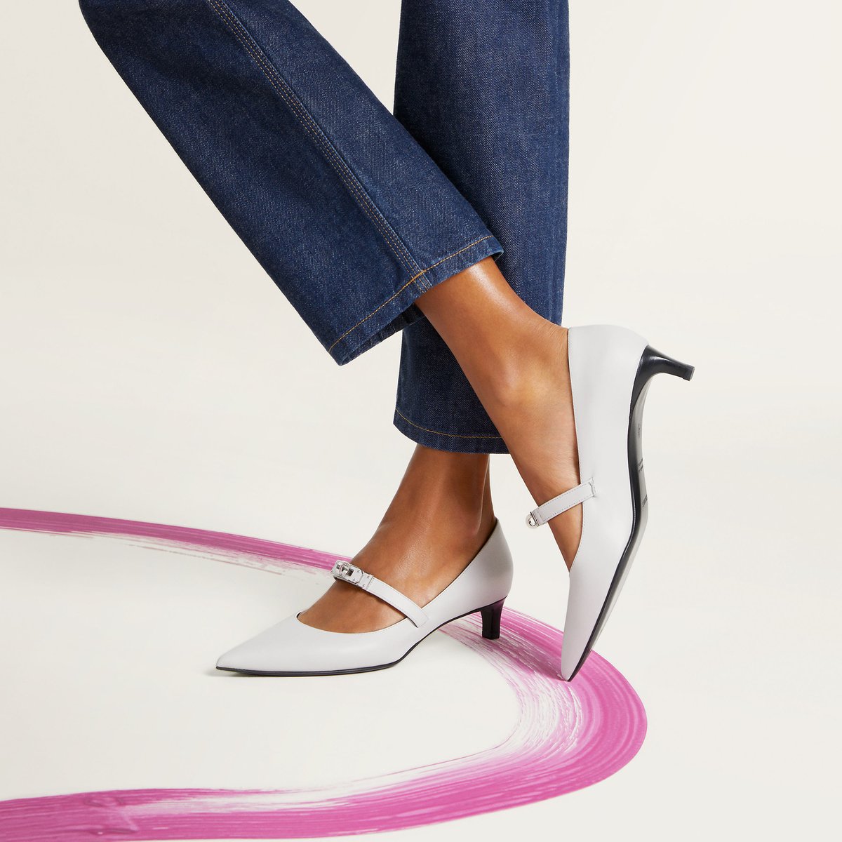 Gris Clair Kiara 40 Pump