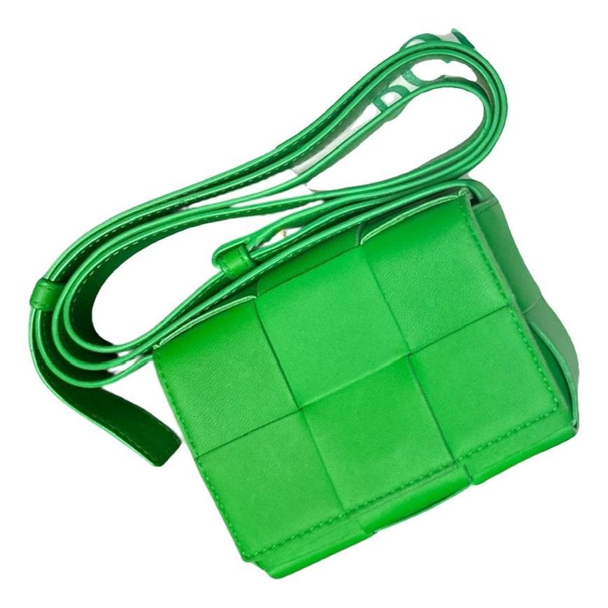 Cassette leather crossbody bag