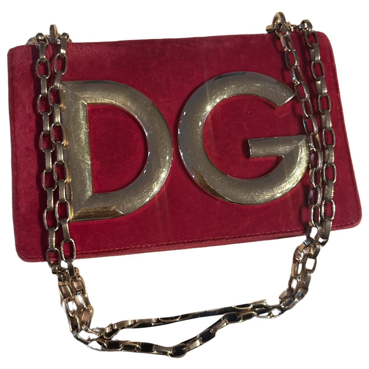 Velvet clutch bag