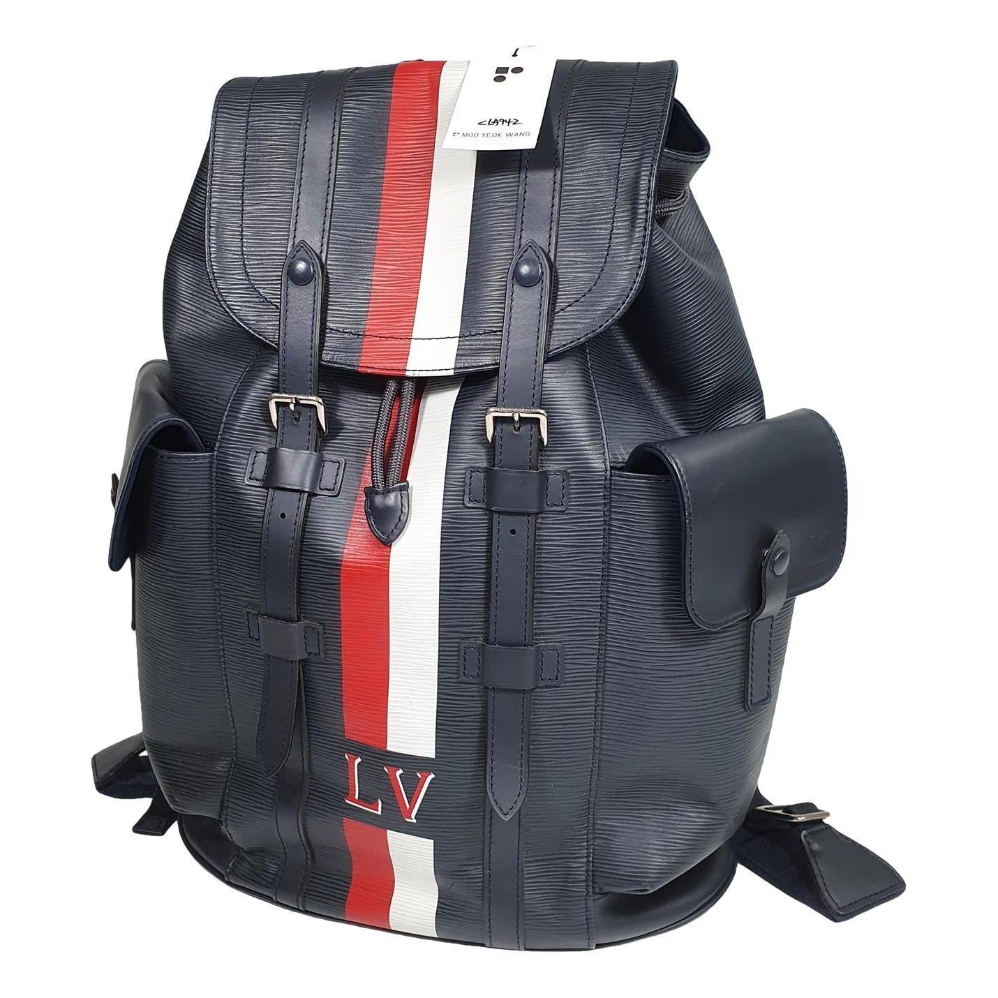 Leather backpack
