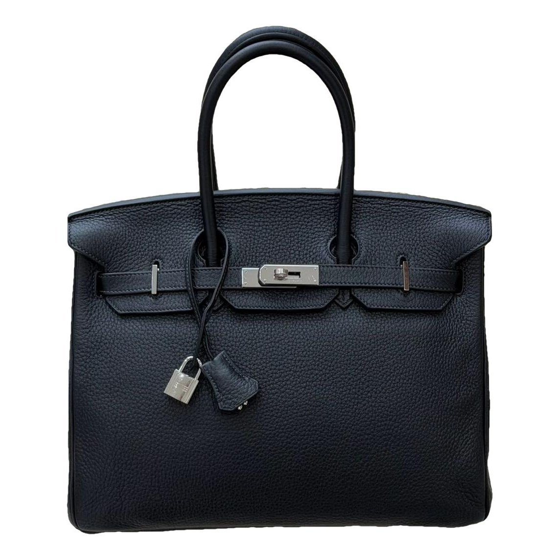 Birkin 35 leather handbag