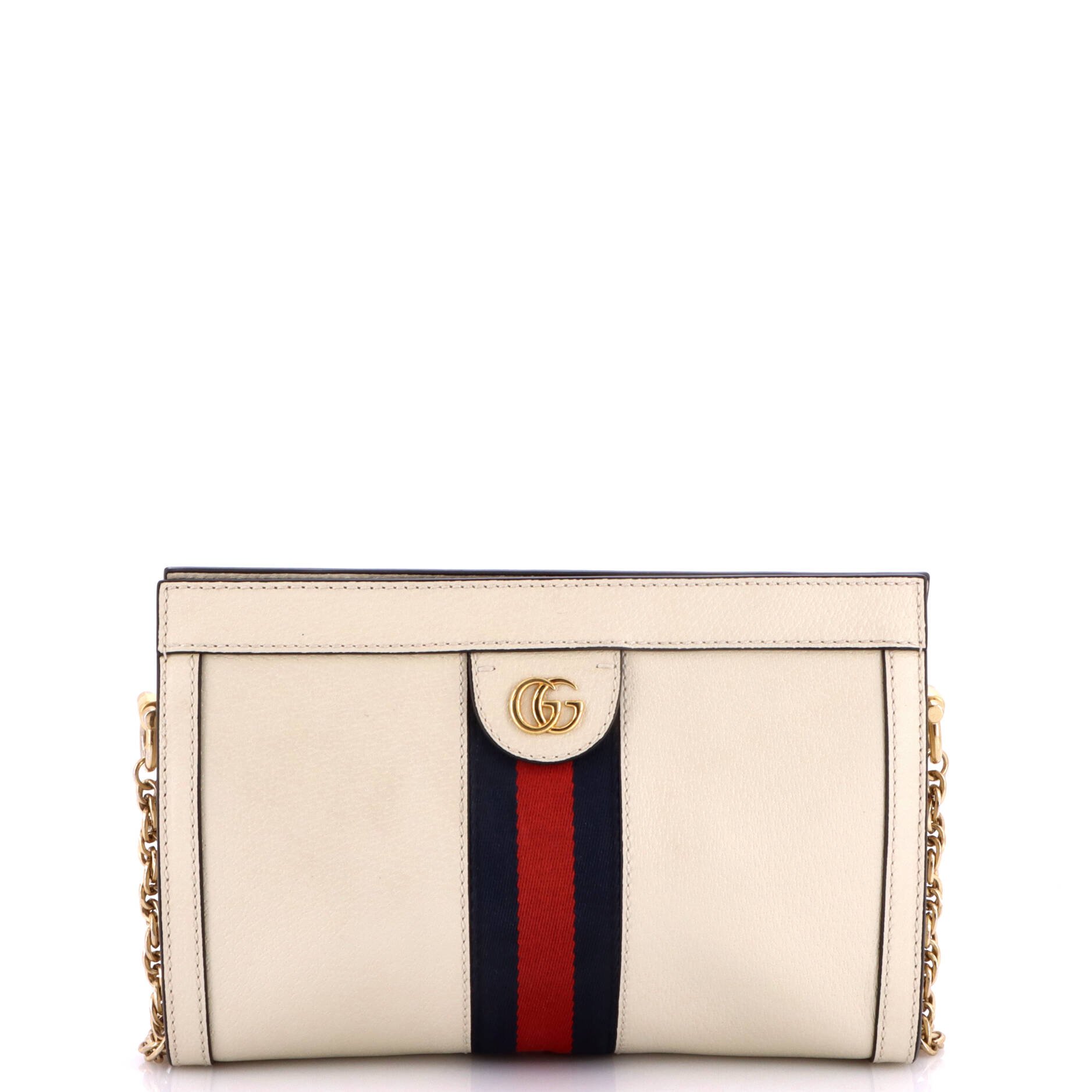 Ophidia Chain Shoulder Bag Leather Small