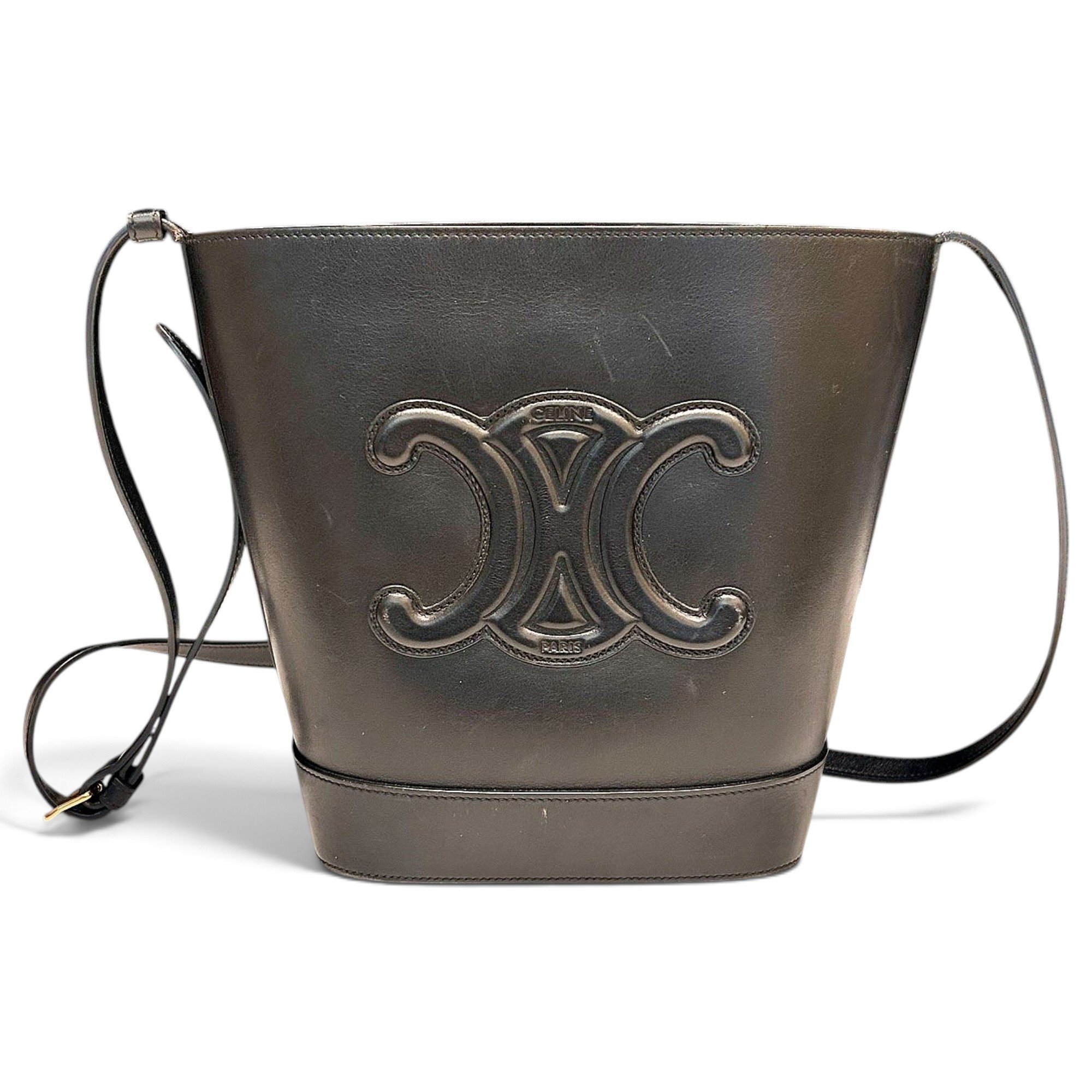 Triomphe leather handbag
