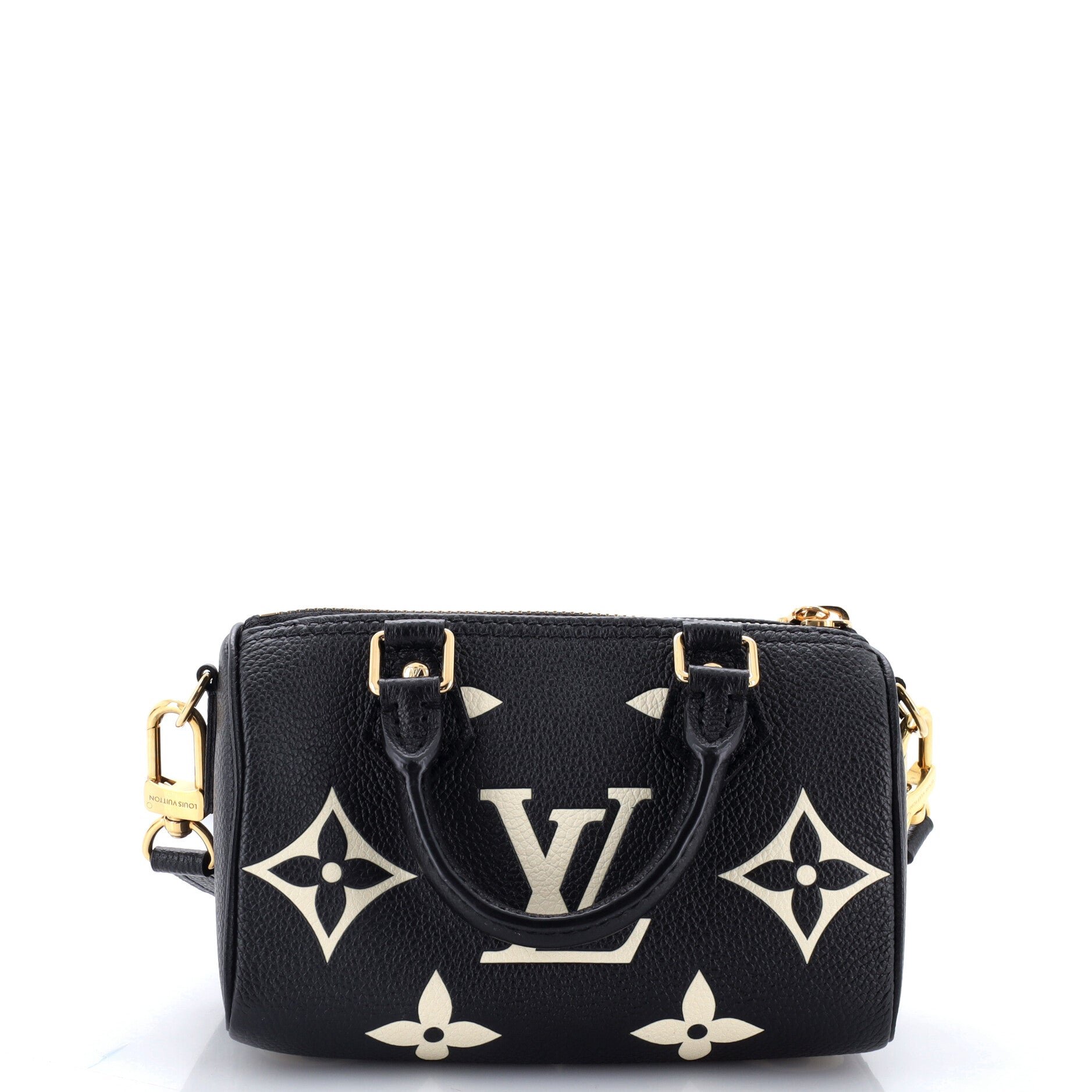Chain Speedy Bandouliere NM Bag Bicolor Monogram Empreinte Giant Nano