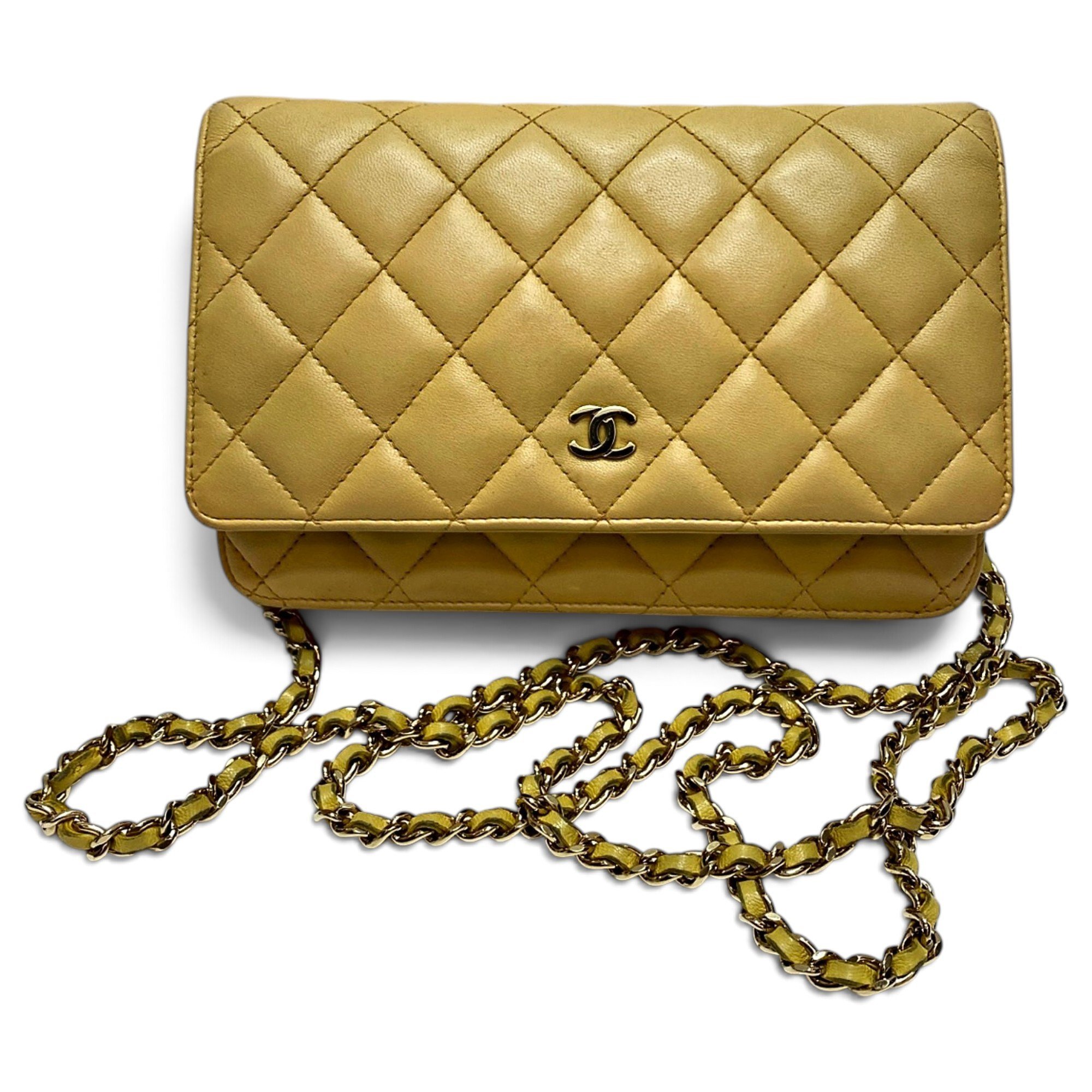 Wallet On Chain Timeless/Classique leather crossbody bag