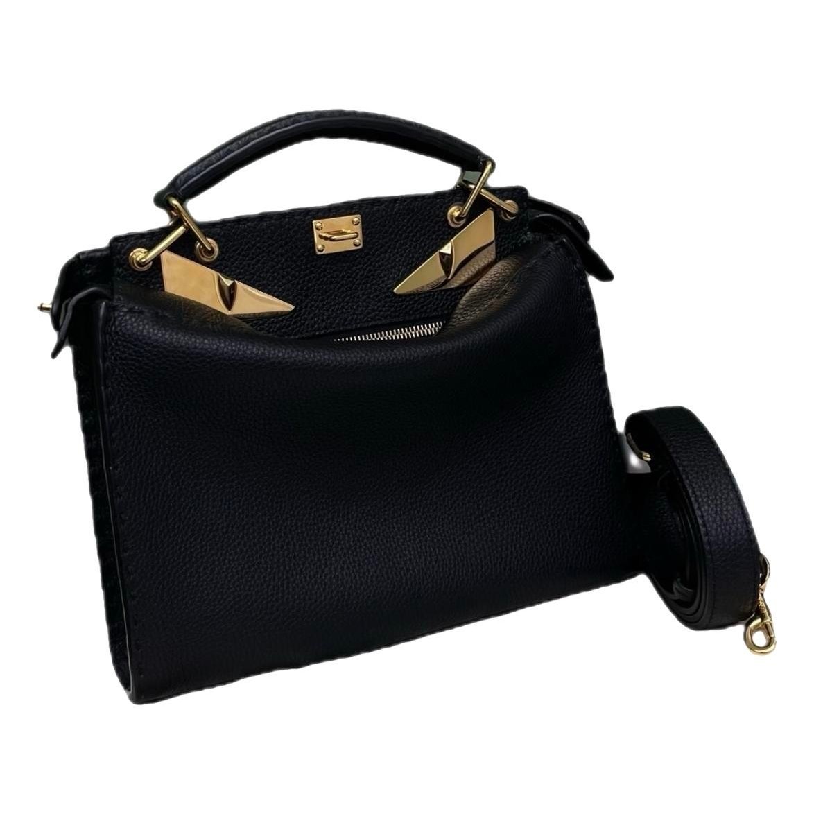 Peekaboo leather handbag