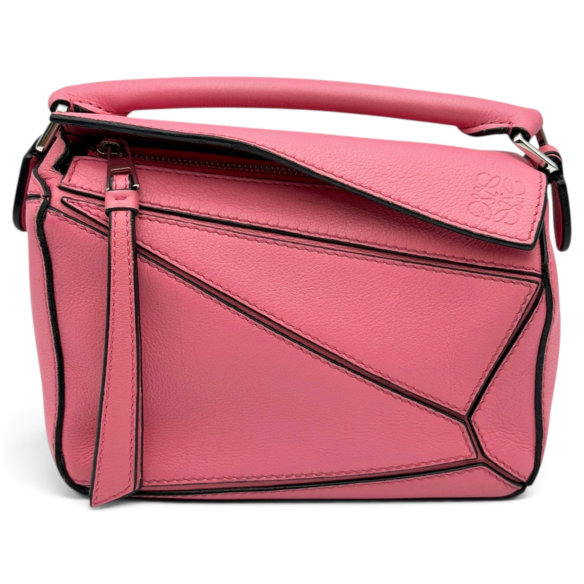 Puzzle pony-style calfskin handbag